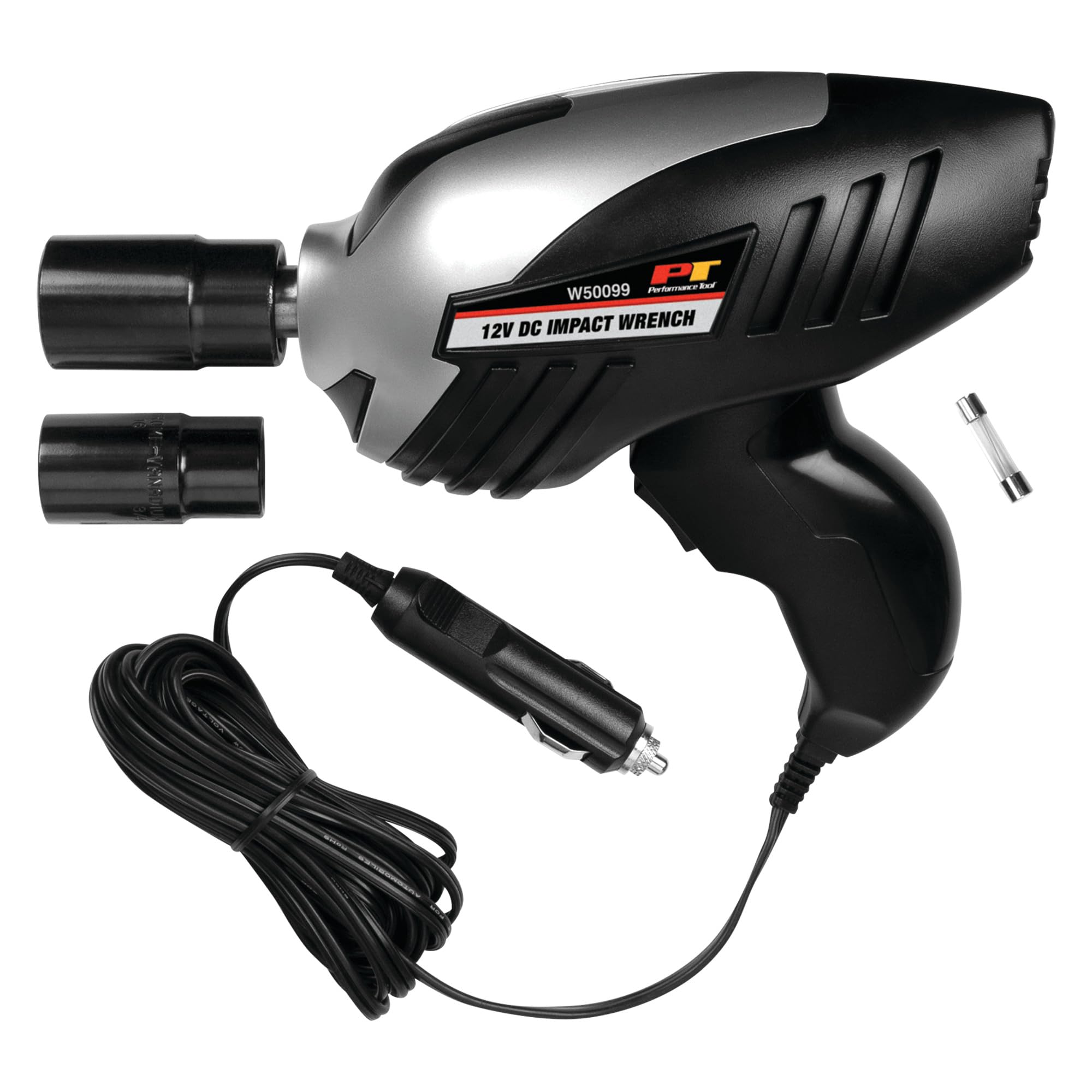 12v DC Performance Tool W50099 1/2 in. Drive Impact Wrench - High Torque Cordless Electric Power Tool for Auto Repair and Heavy Duty Applications
