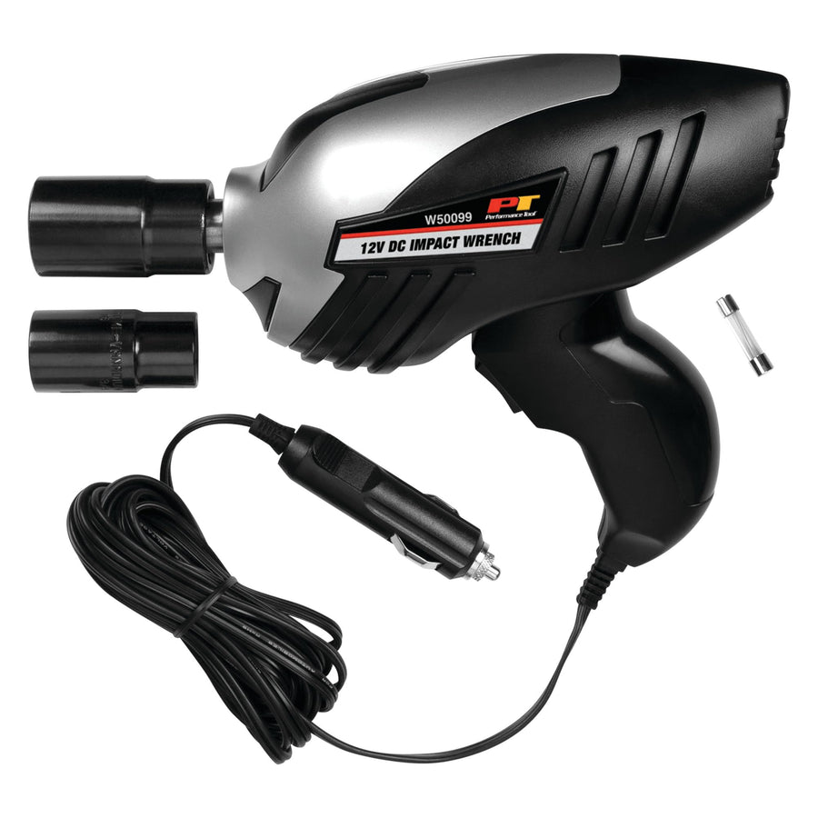 12v DC Performance Tool W50099 1/2 in. Drive Impact Wrench - High Torque Cordless Electric Power Tool for Auto Repair and Heavy Duty Applications