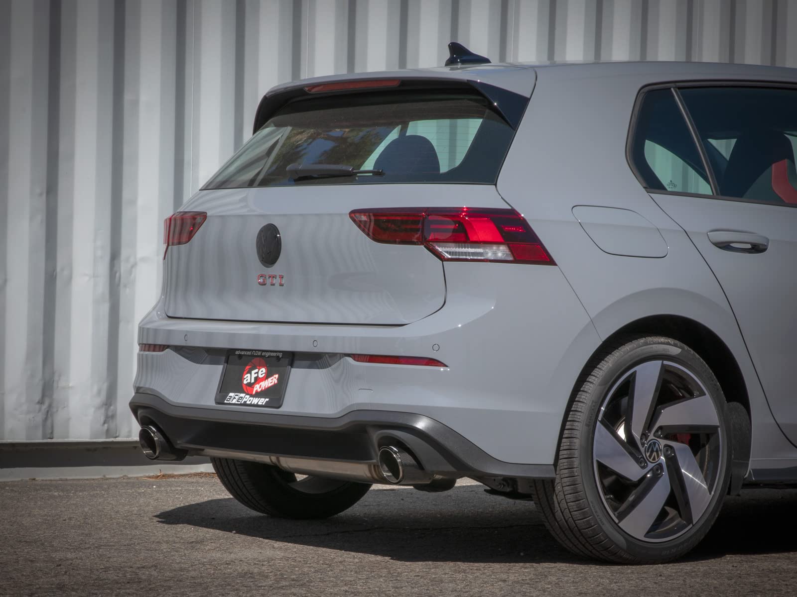 aFe Power 3 IN to 2-1/2 Gemini XV 304 Stainless Steel Cat-Back Exhaust w/Cut-Out Carbon Fit Volkswagen GTI (MKVIII) 2022 L4-2.0L (t) 49-36451-C