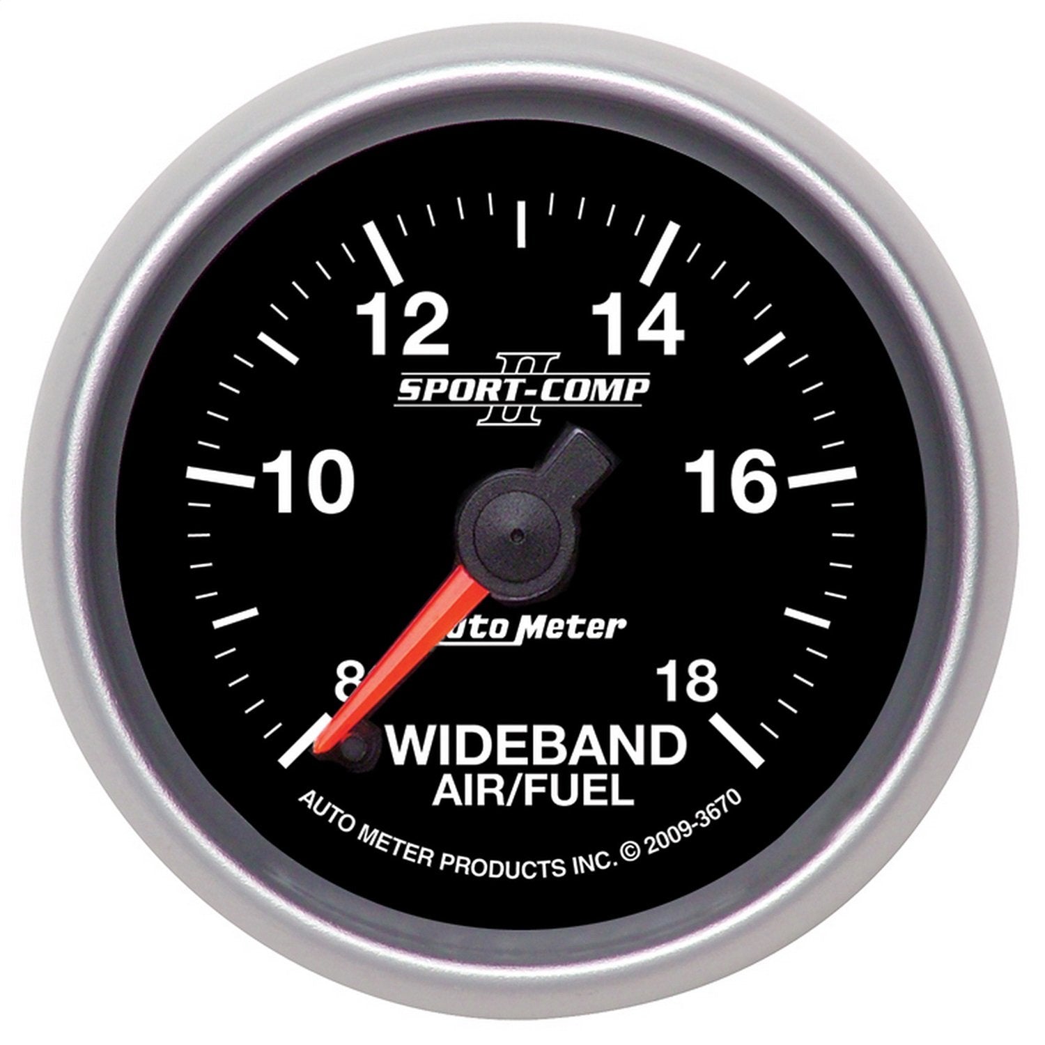 Auto Meter Sport-Comp II 2-1/16" Wideband Air/Fuel Ratio Analog Gauge 3670