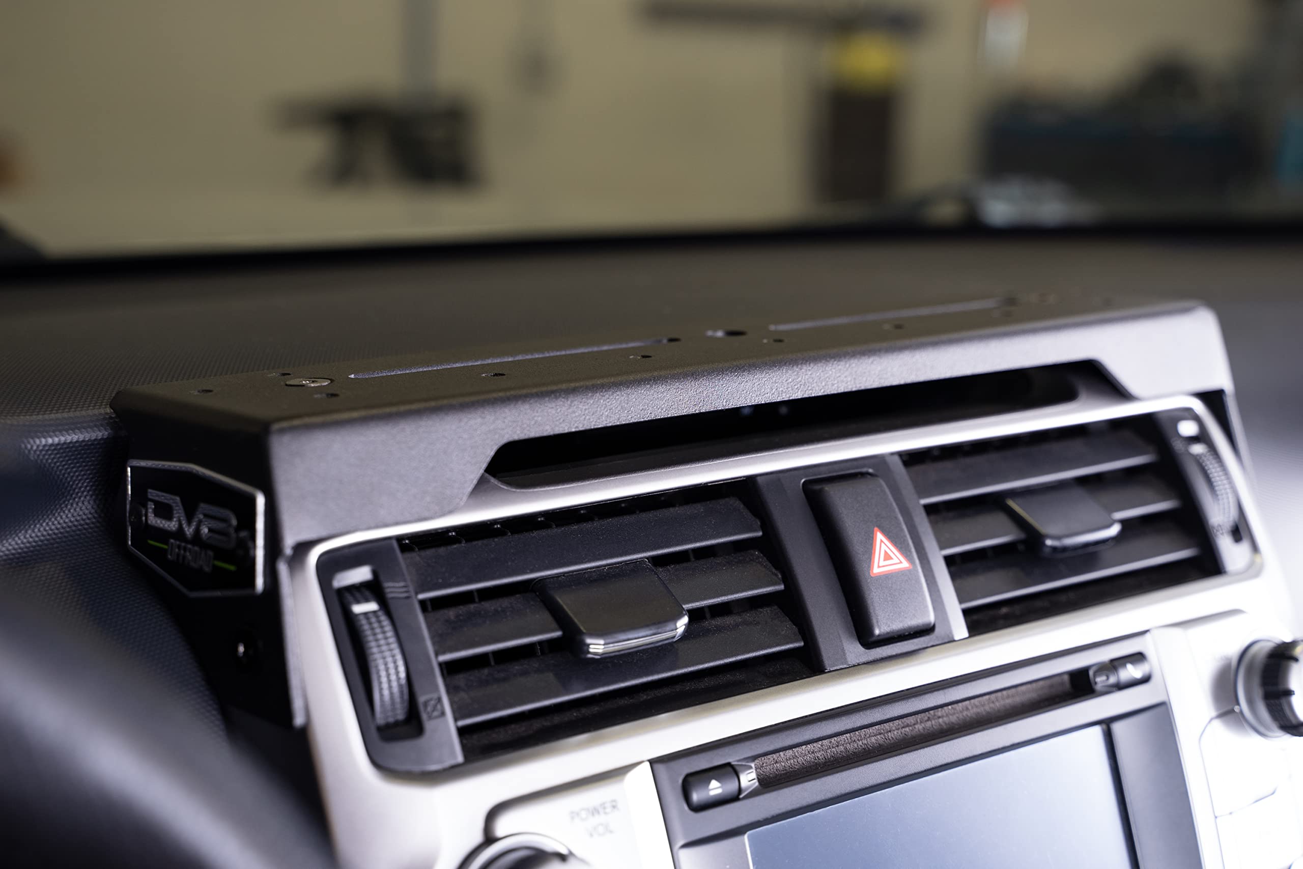Dash Mount Digital Device for 2010-2024 Toyota 4Runner | Seven Mounting Points for Ram Mounts & Other Brands | Two Adjustable Mounts on Driver & Passenger Side | DV8 Offroad