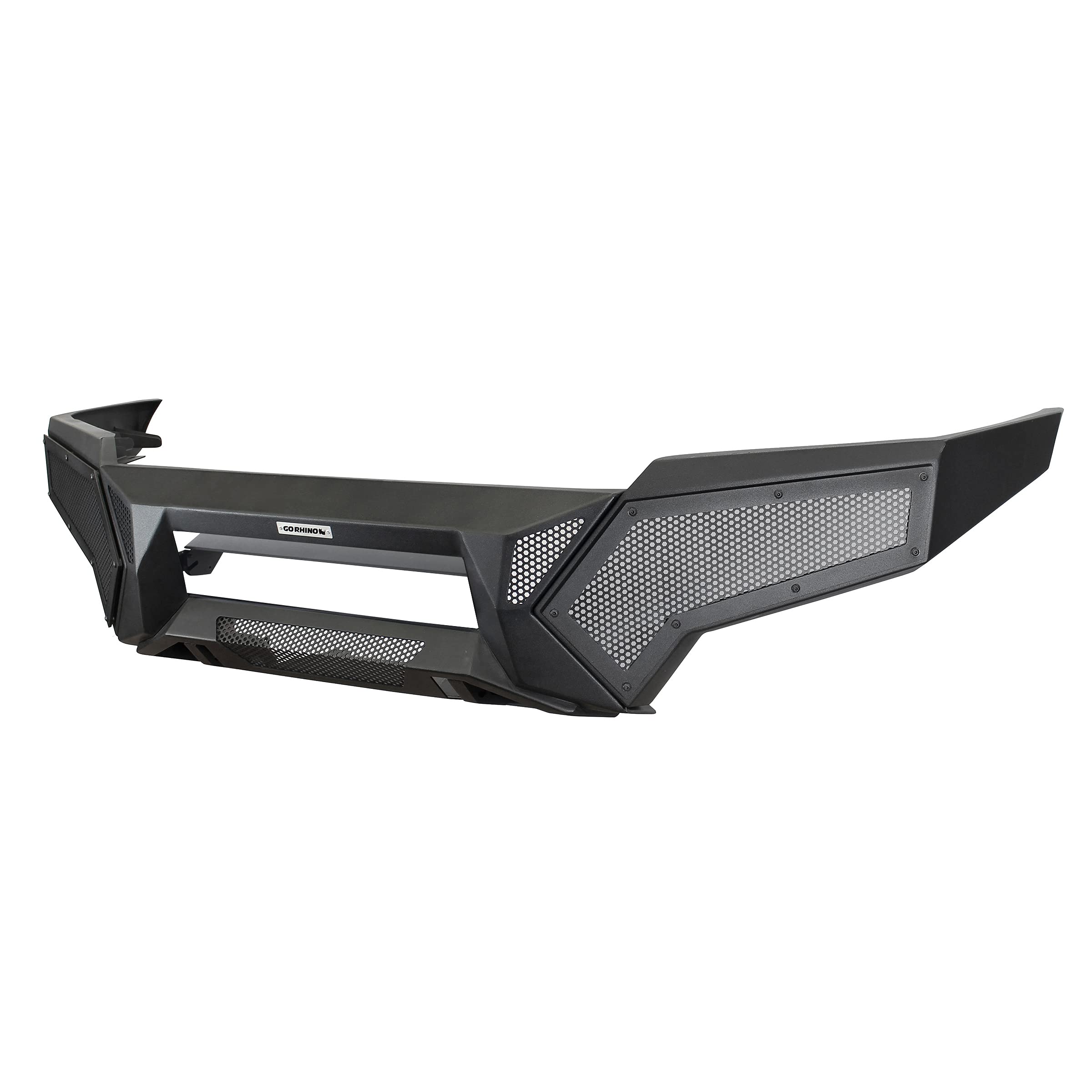 Element Go Rhino Front Bumper w/ Power Bar | Mild Steel, Textured Black | 343891T | Fits 2016 - 2023 Toyota Tacoma