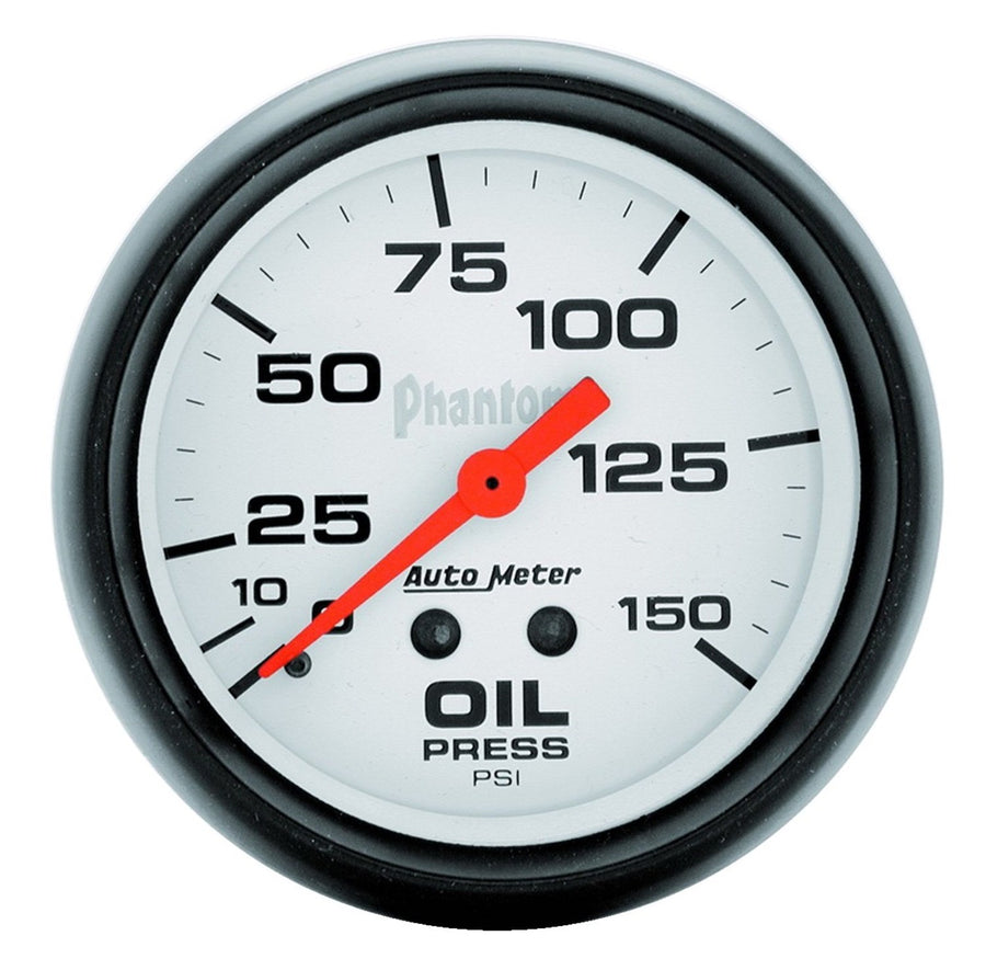 Auto Meter Phantom 5823 Mechanical Oil Pressure Gauge