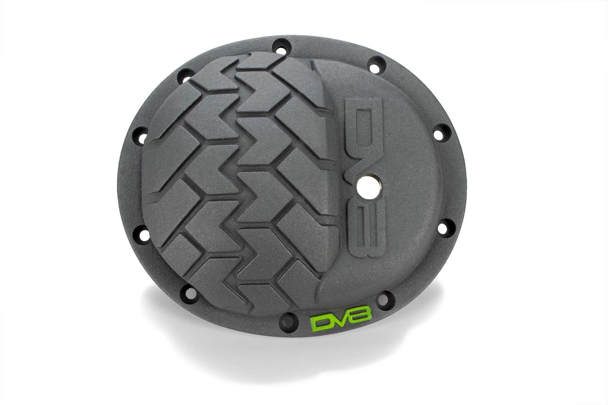 D-JP-110001-D30 | DV8 Offroad Differential Cover fits 2007-18 Wrangler JK with Dana 30 Axle | Increased Oil Capacity | Added Structural Rigidity | Tire Tread Pattern | Grey Powder Coat
