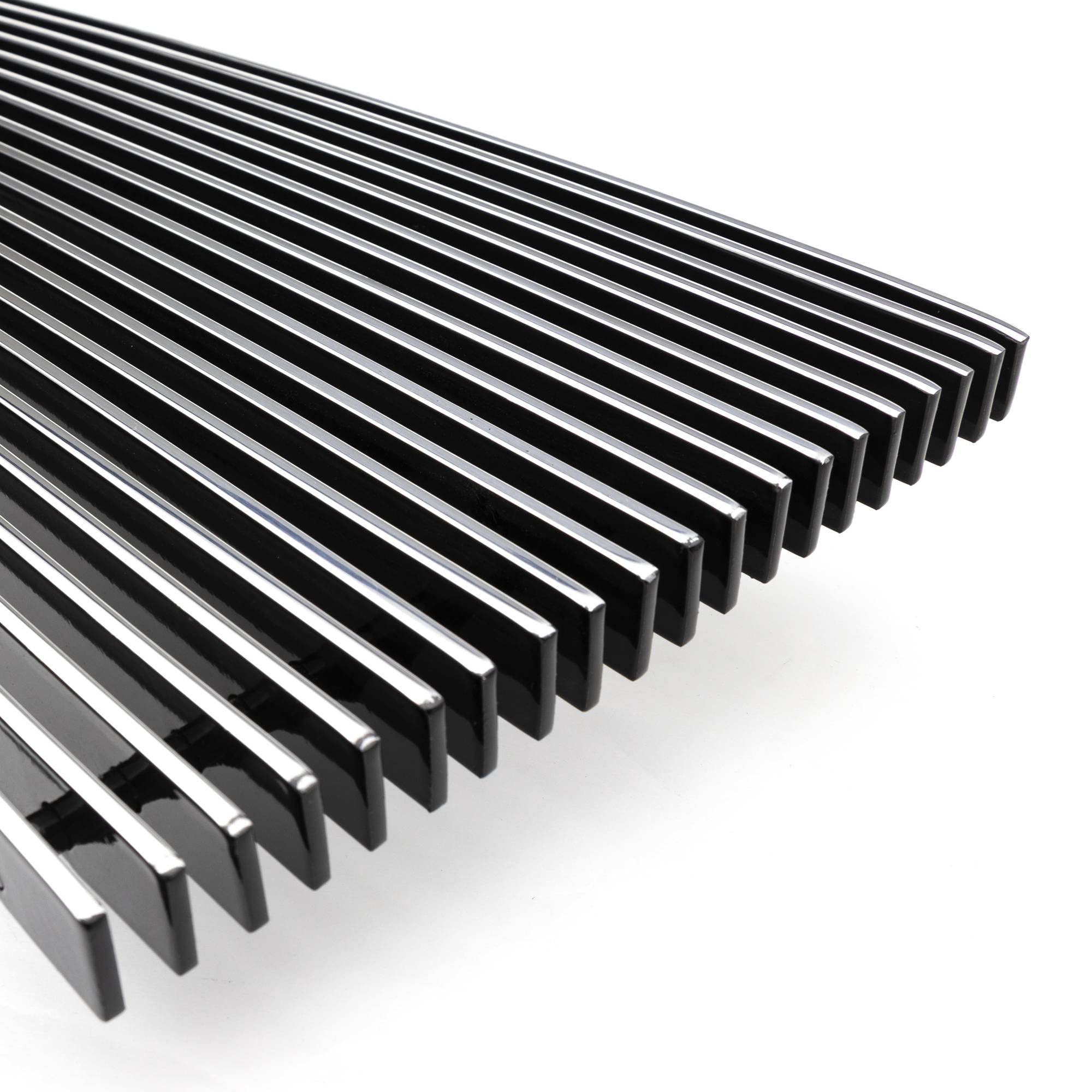Hardbody Compatible with Nissan (1986-1997) Billet Phantom Grille, Polished, 1 Pc, Insert - PN #20771