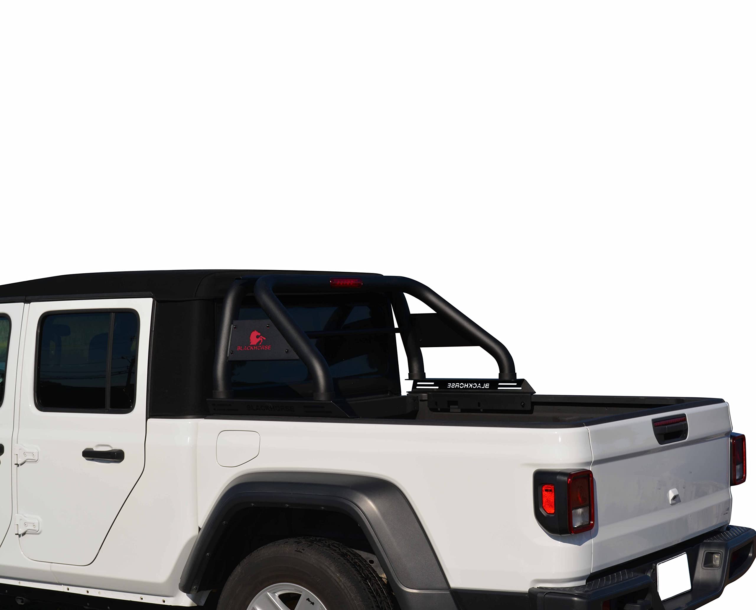 Black Classic Roll Bar Black Horse Off Road Compatible with 2020-2022 Jeep Gladiator RB09BK