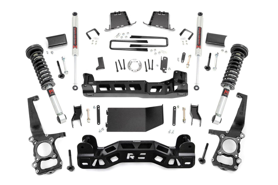 6" Lift Kit Rough Country w/M1 Struts for 2011-2013 Ford F-150 4WD - 57541