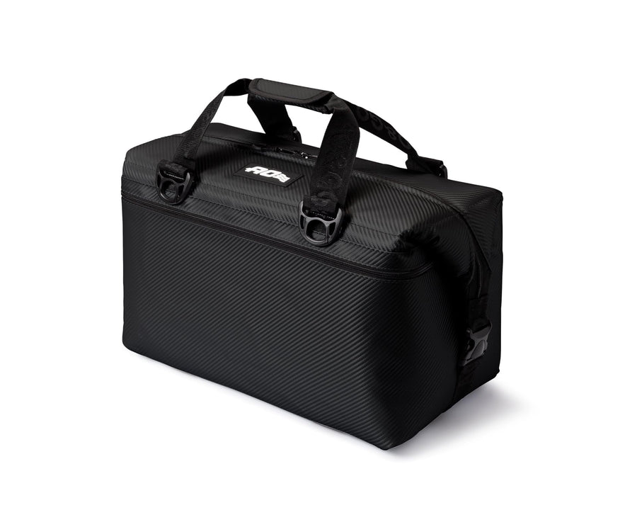 AO Coolers Carbon Expedition Soft Cooler with High-Density Insulation, Black, 36-Can