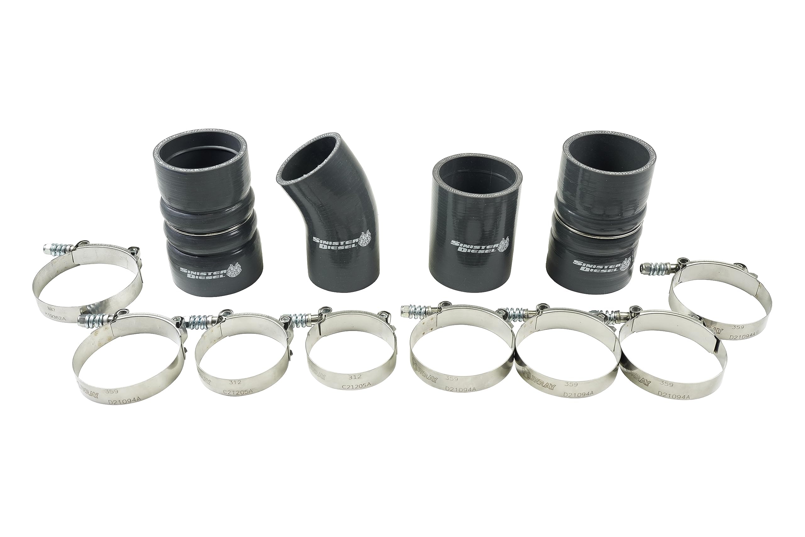 Intercooler Charge Pipe Kit Sinister Diesel for 2003–2007 Ford Powerstroke 6.0L | Hot & Cold Side Pipes | Boost Control, Durability & 50 State Legal