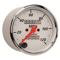 Auto Meter Arctic White 1396 Mechanical Speedometer, 3.125 in.