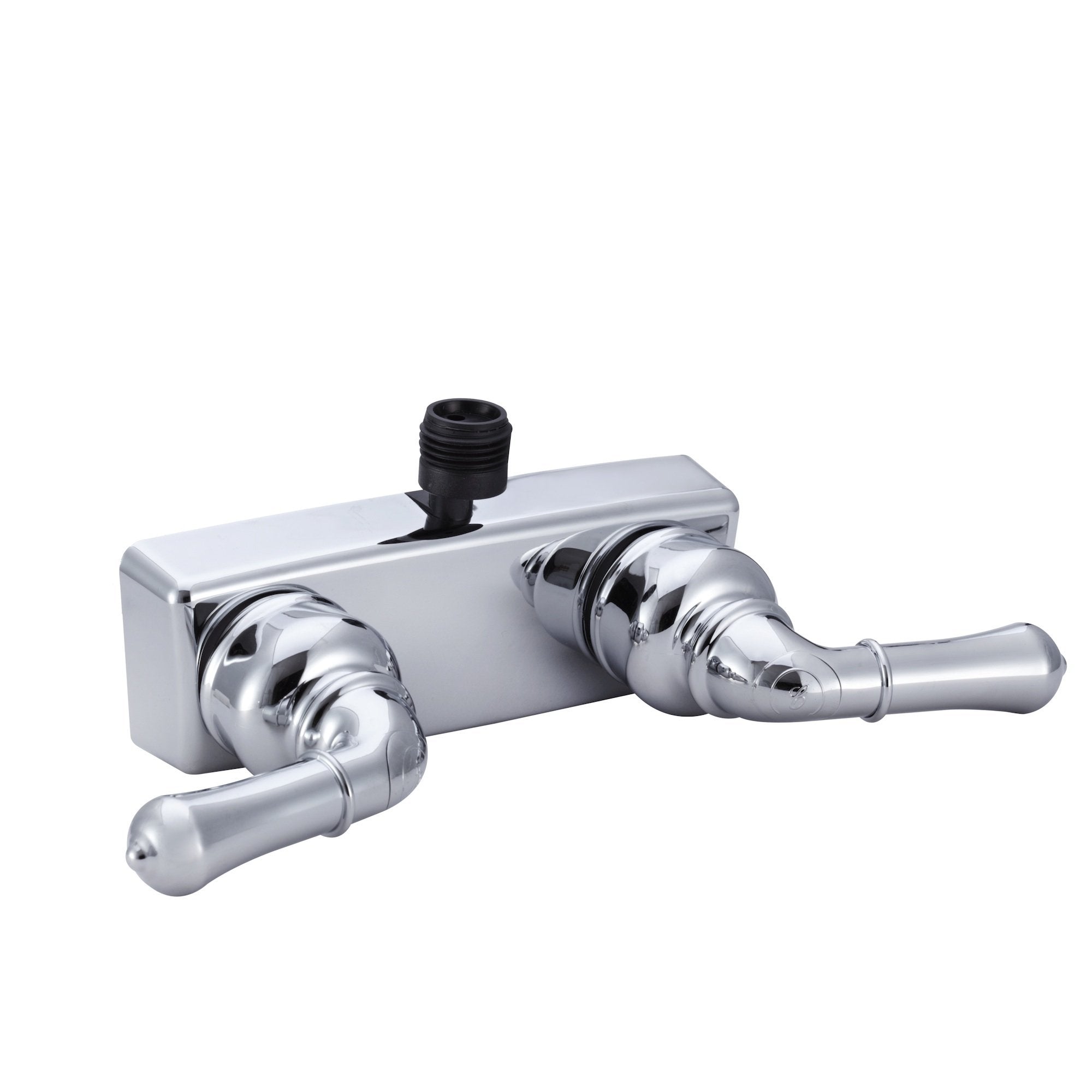 Dura Faucet RV Shower Faucet DF-SA100C-CP Valve Diverter with Classical Handles (Chrome)
