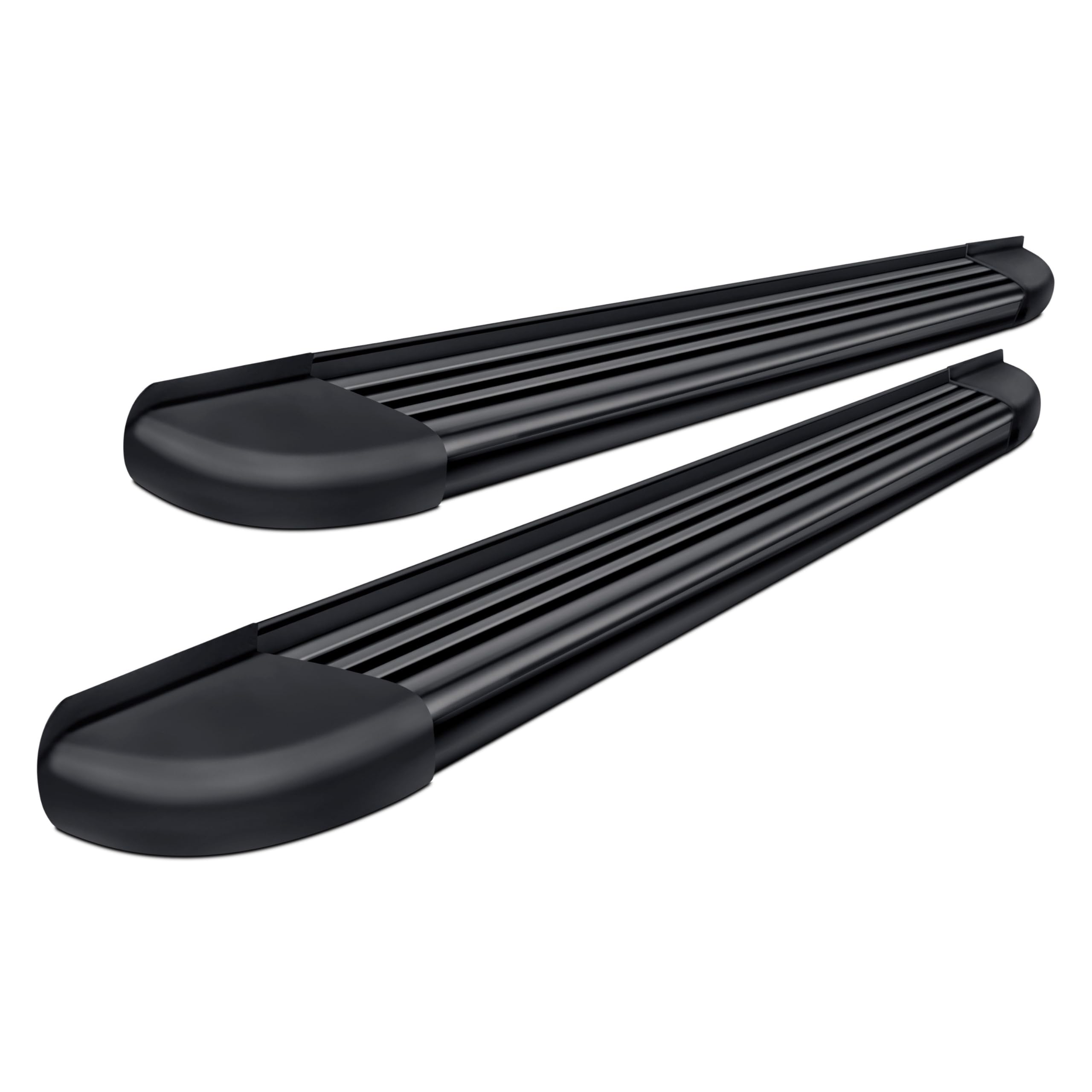 21757419-6" Romik RB2 Series Black Running Boards