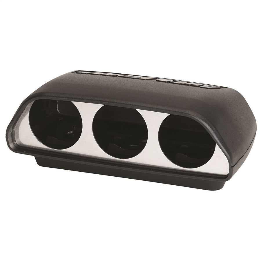 Auto Meter 2-1/16" Black Universal Dash Top Triple Gauge Mount 5288