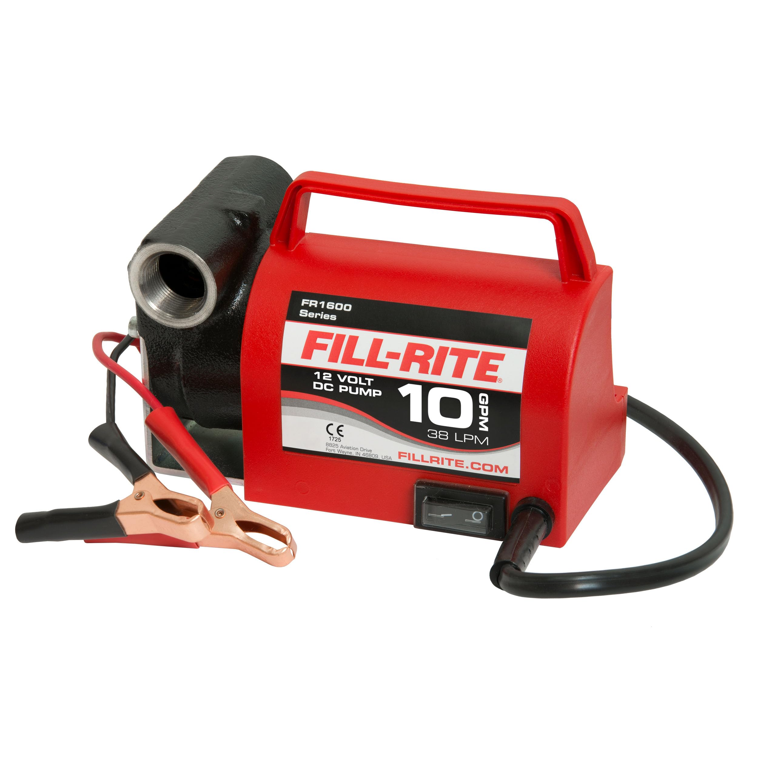 Fill-Rite Portable Diesel Transfer Pump FR1612 (Pump Only w/Power Cable & Battery Clips)