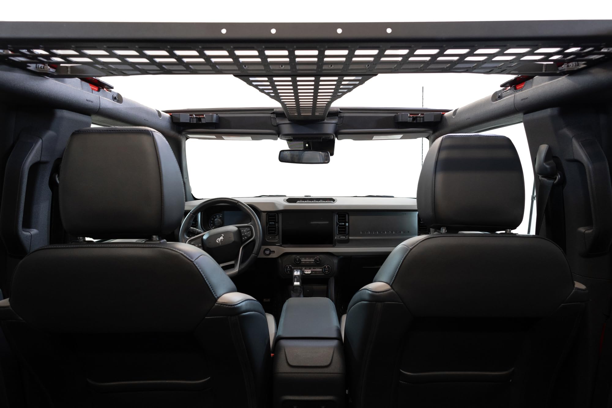 Overhead Molle Panels Addictive Desert Designs for The 2021-2024 Ford Bronco 4-Door | Mounts Pouches, Kits, Tools, & More | Panels Conform to The Bodylines of The Roll Bars | Made in America