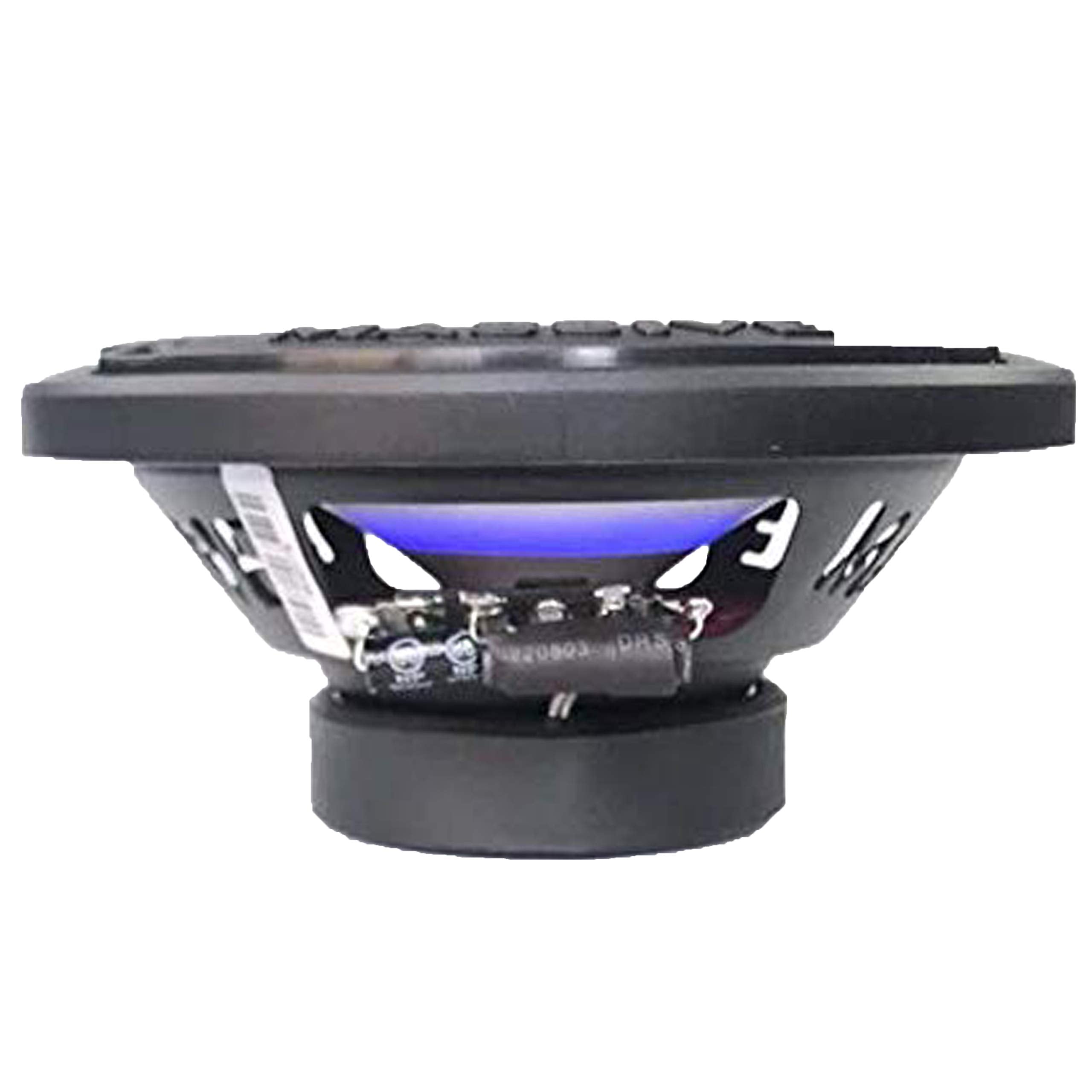 T65XE Massive Audio 6.5” Marine Coaxial LED Speakers | 80W RMS / 160W Max, IP65 Waterproof, UV Resistant, RGB LED Lighting, Premium Audio for Boats, UTVs & Outdoor Sound Systems