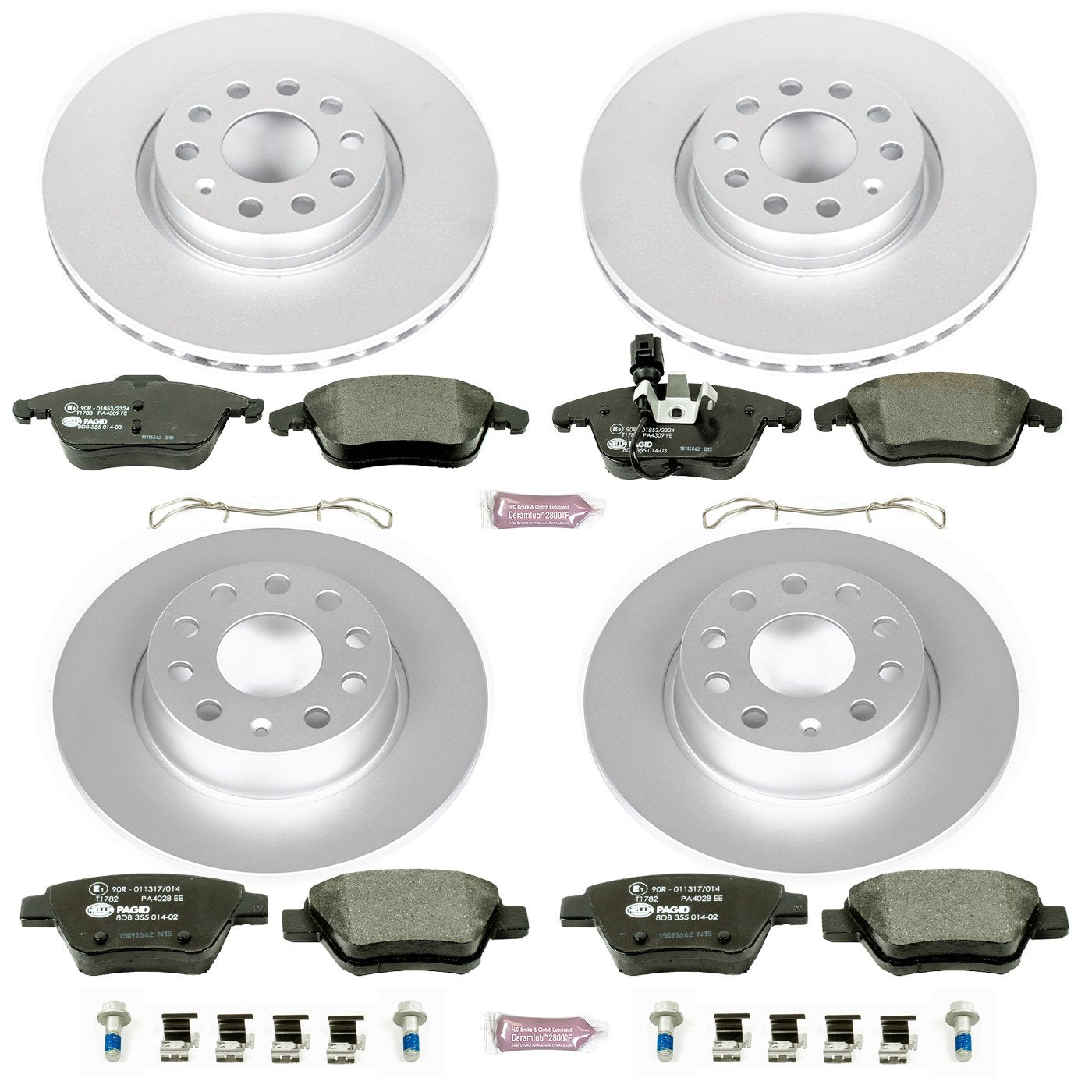 Euro-Stop Power Stop Brake Kit For Volkswagen Passat 2012-2015 [Model Specific]