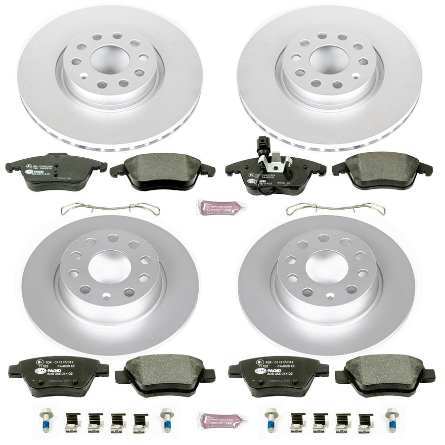 Euro-Stop Power Stop Brake Kit For Volkswagen Passat 2012-2015 [Model Specific]