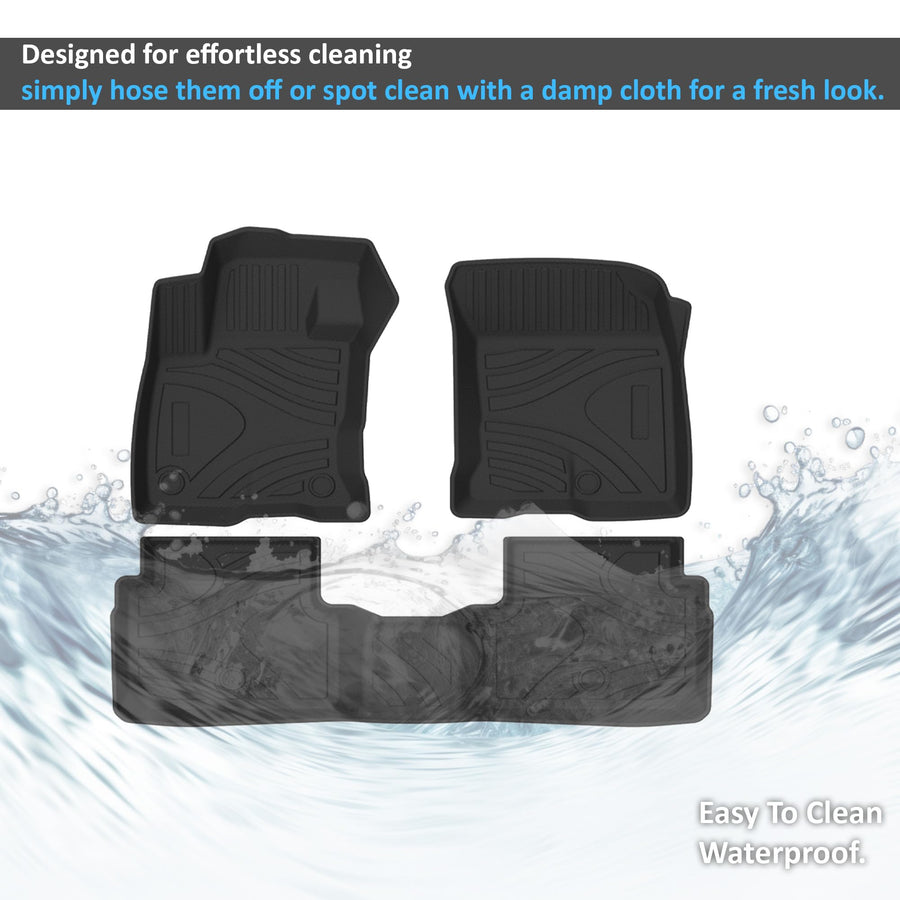 TOTALINER Black Horse Heavy Duty Floor Mat Anti-Skid Black 1.37'' Thickness Compatible with 2021-2025 Ford Bronco Sport-FMFBR21