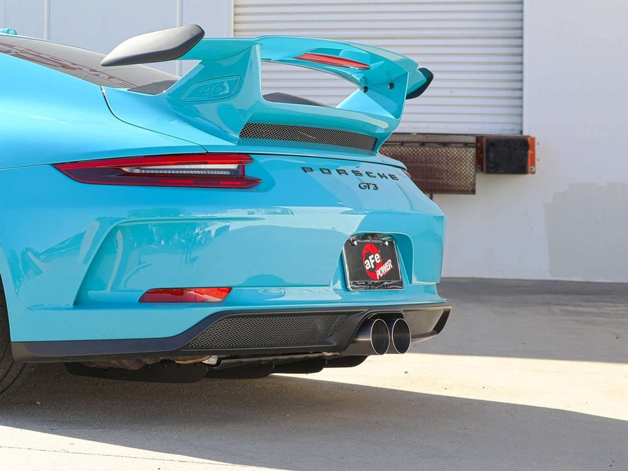 aFe Power 2-1/2 IN MACH Force-Xp Stainless Steel Cat-Back Exhaust w/Brushed Tips Fit Porsche 911 GT3 14-19 H6-3.8/4.0L 49-36450-H