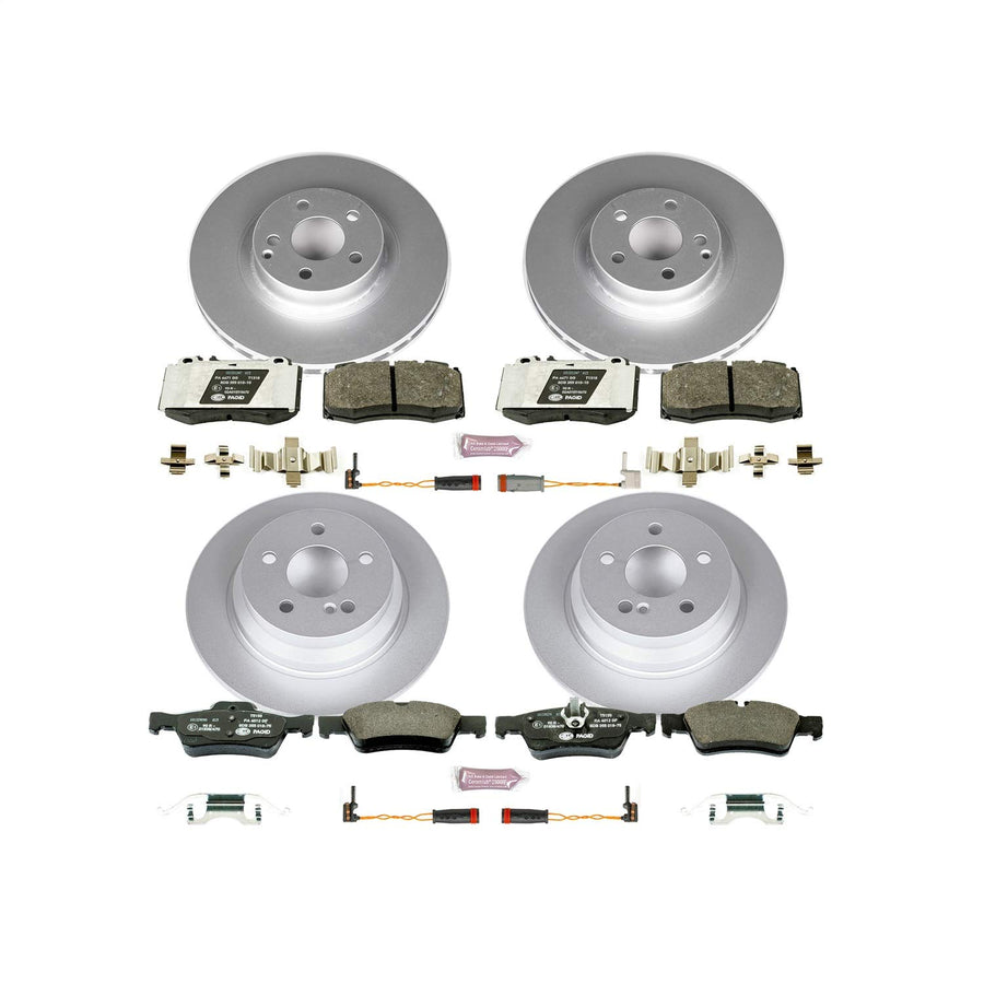 Euro-Stop Brake Kit Power Stop ESK4513 For Mercedes-Benz E500 Front and Rear 2004-2006 [Model Specific]