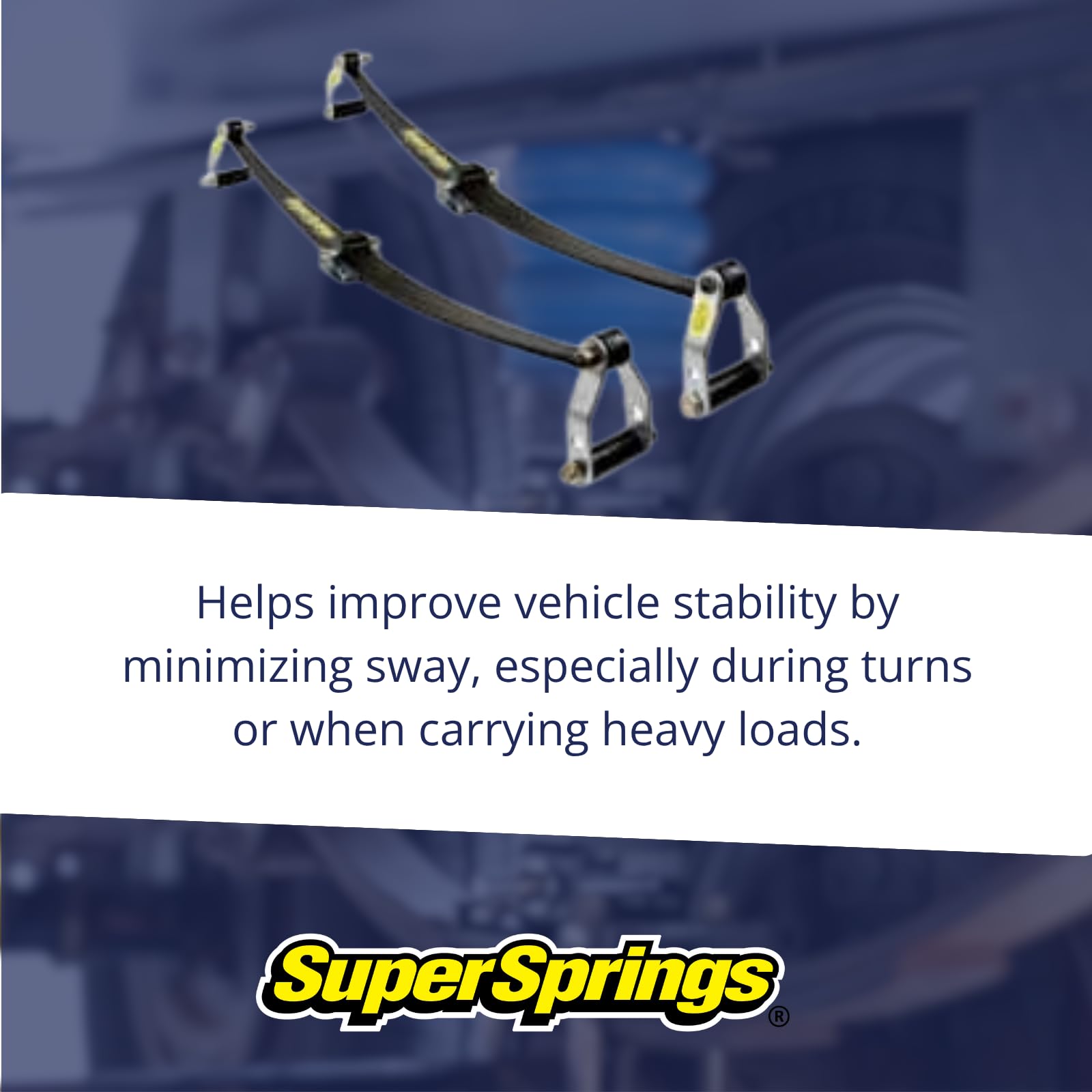 SuperSprings SSA36 for Toyota Tacoma, Black