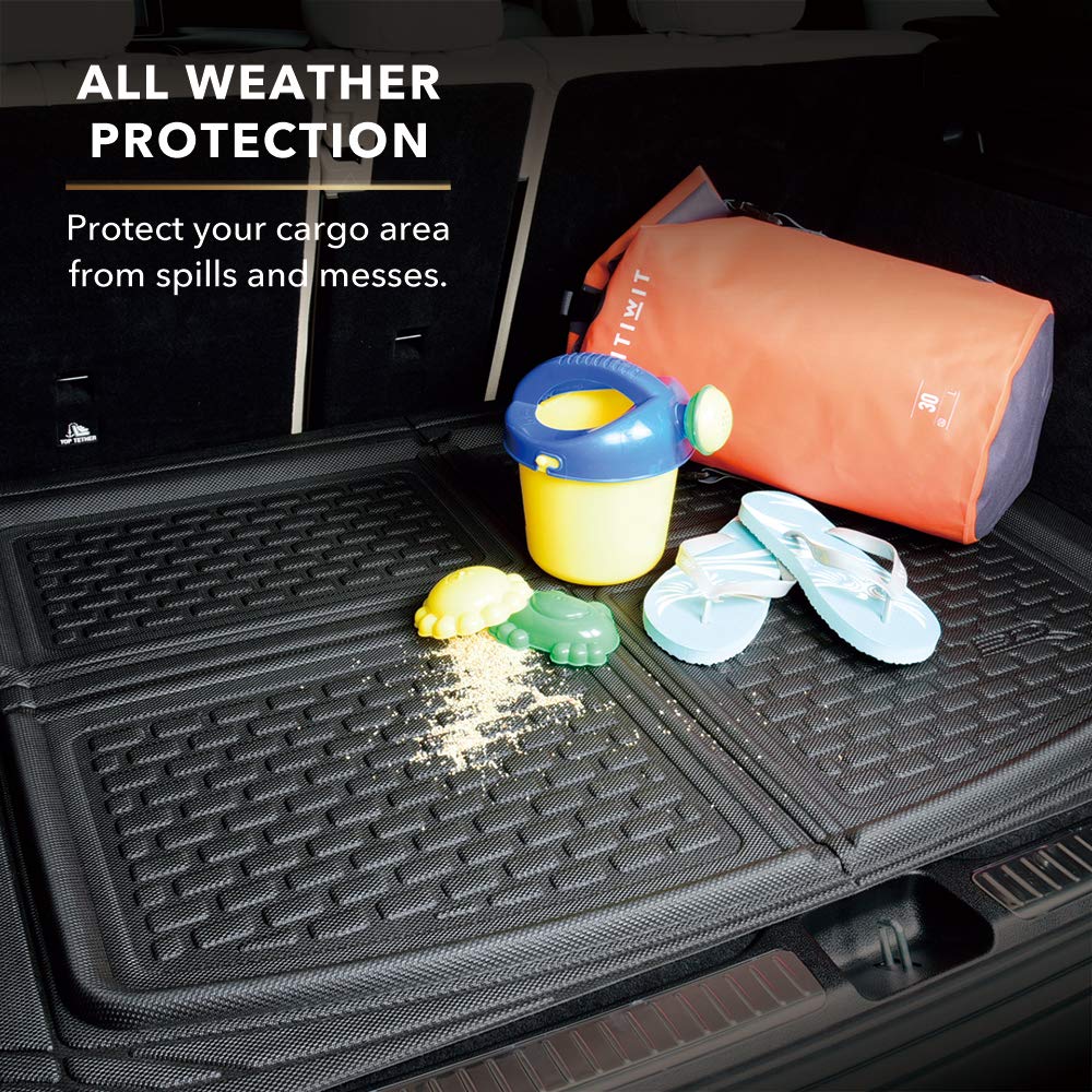 Universal 3D MAXpider All-Weather Hybrid Rubber Cargo Liner Trunk Mat for Cars Trucks SUVs