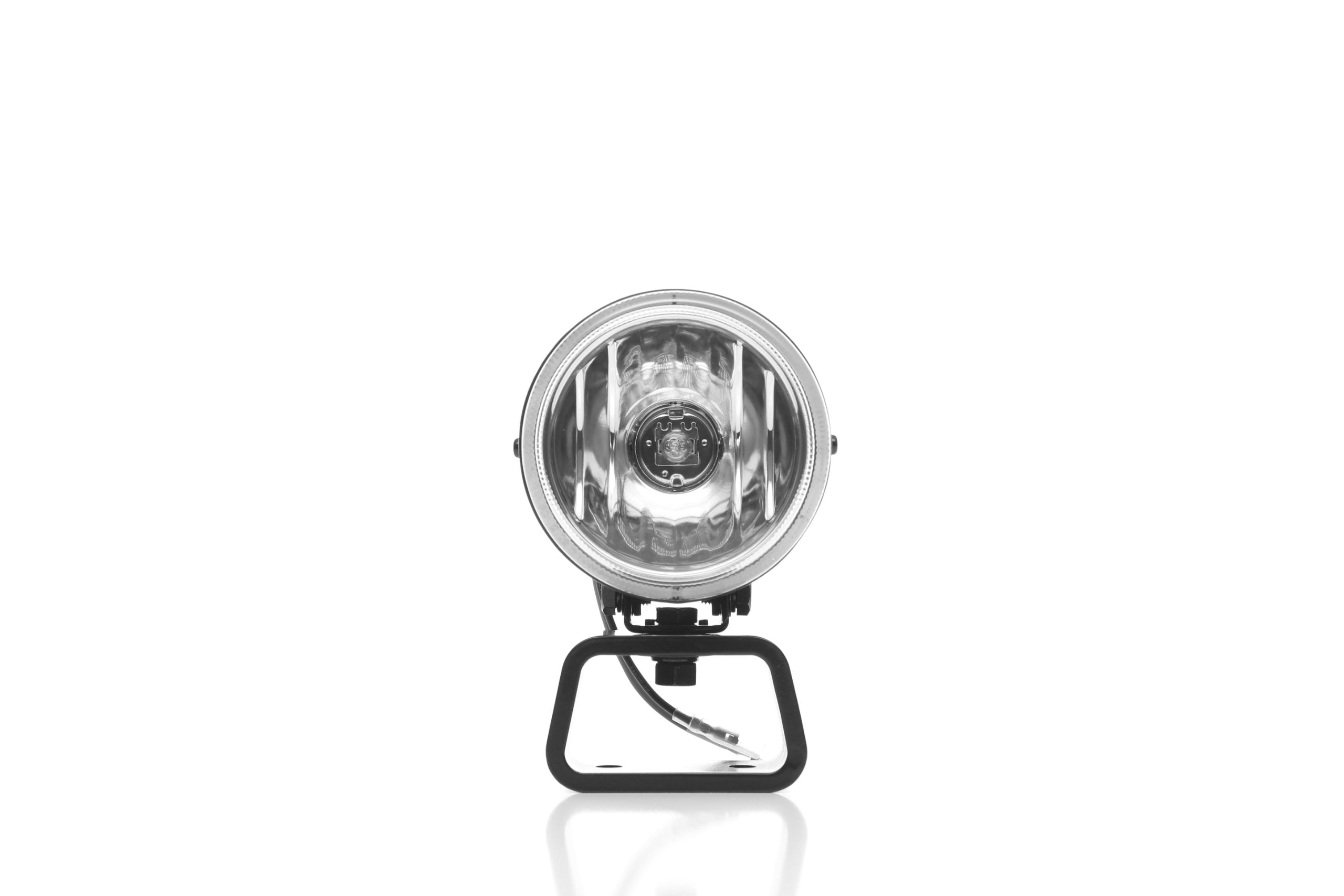 KC HiLiTES 4" 55w Single Driving Light with ABS Stone Guard, Black Rally 1490