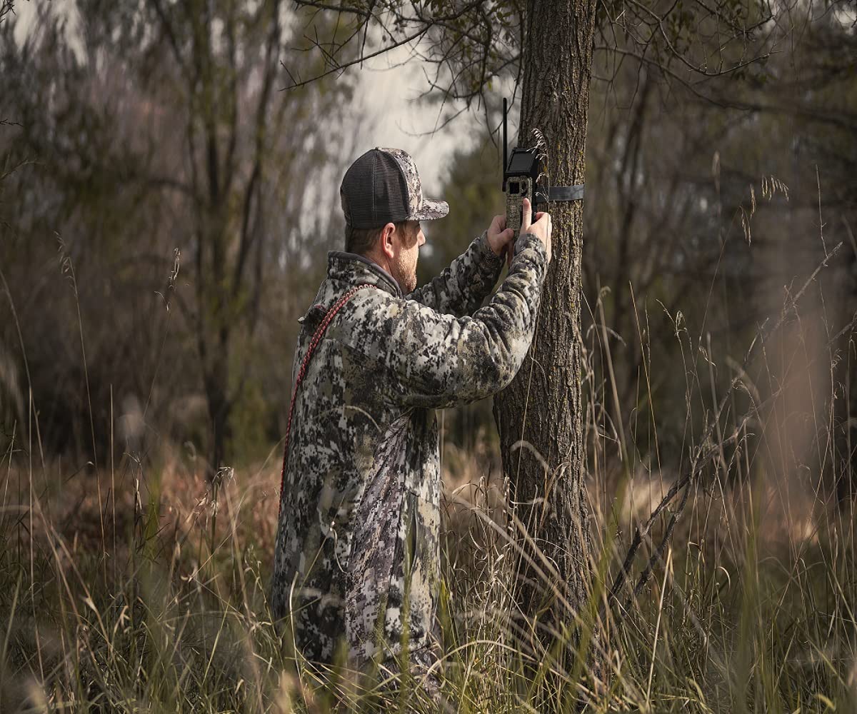 SPYPOINT Trail Camera Cellular - 10MP, 80' Detection, LTE-Capable, 0.5sec Trigger, for Hunting