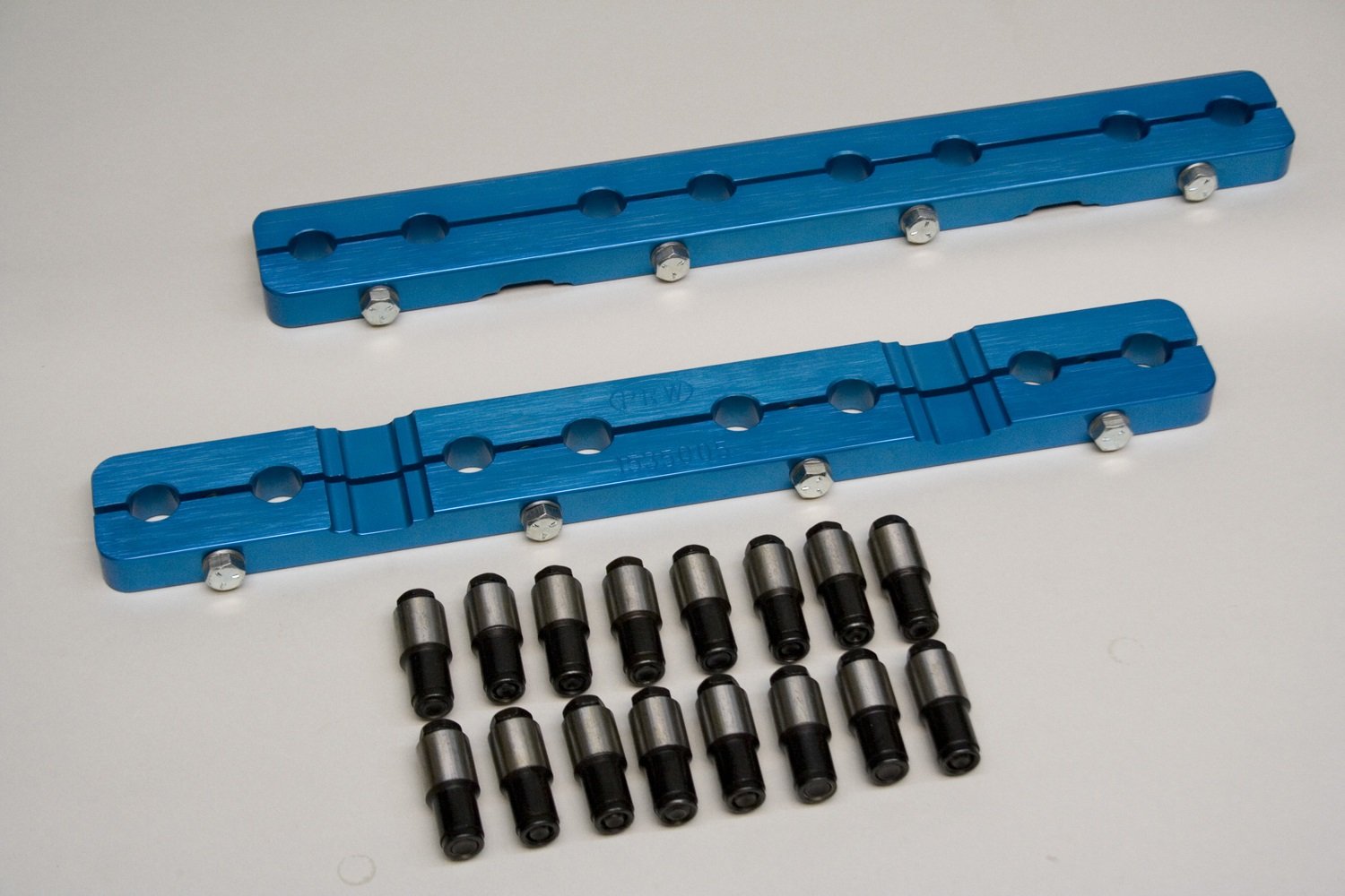 Brodix Aluminum Valvetrain Stud Girdle for Chevy 262-400 Pontiac Spring Loaded, 40/60 Stud Spacing, 7/16" Studs