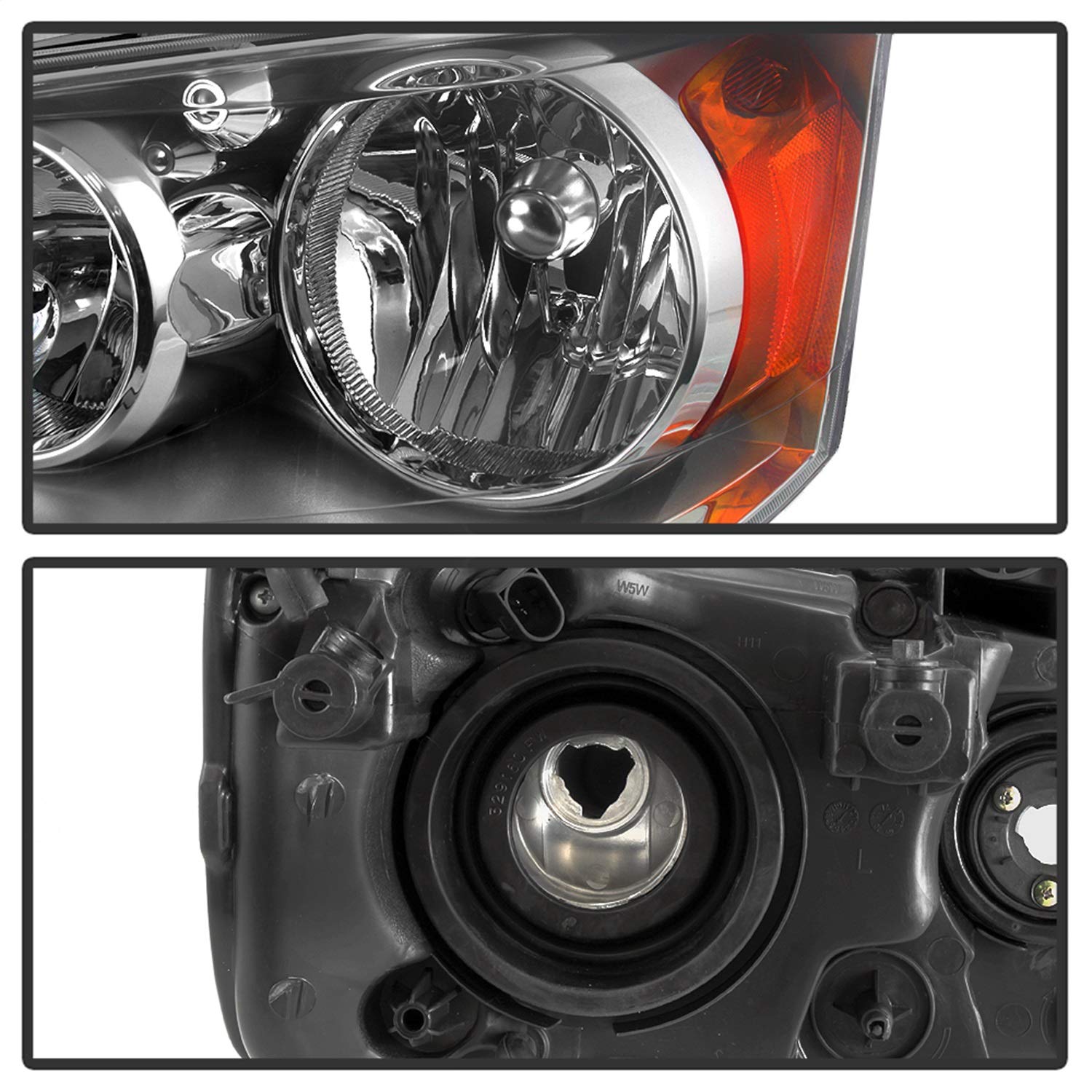 OEM Style Xtune Headlights (HD-JH-CHRTC08-AM-C) (OE)