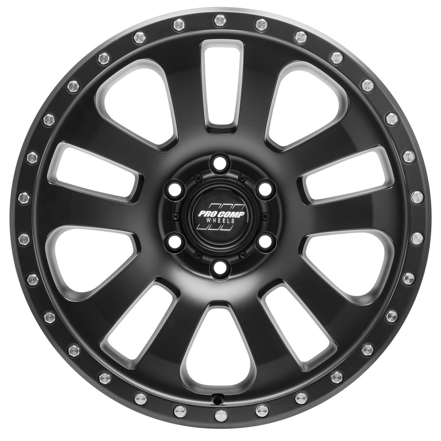 Prodigy Pro Comp Black Wheel with Painted (18 x 9. inches /6 x 135 mm, 0 inches Offset)