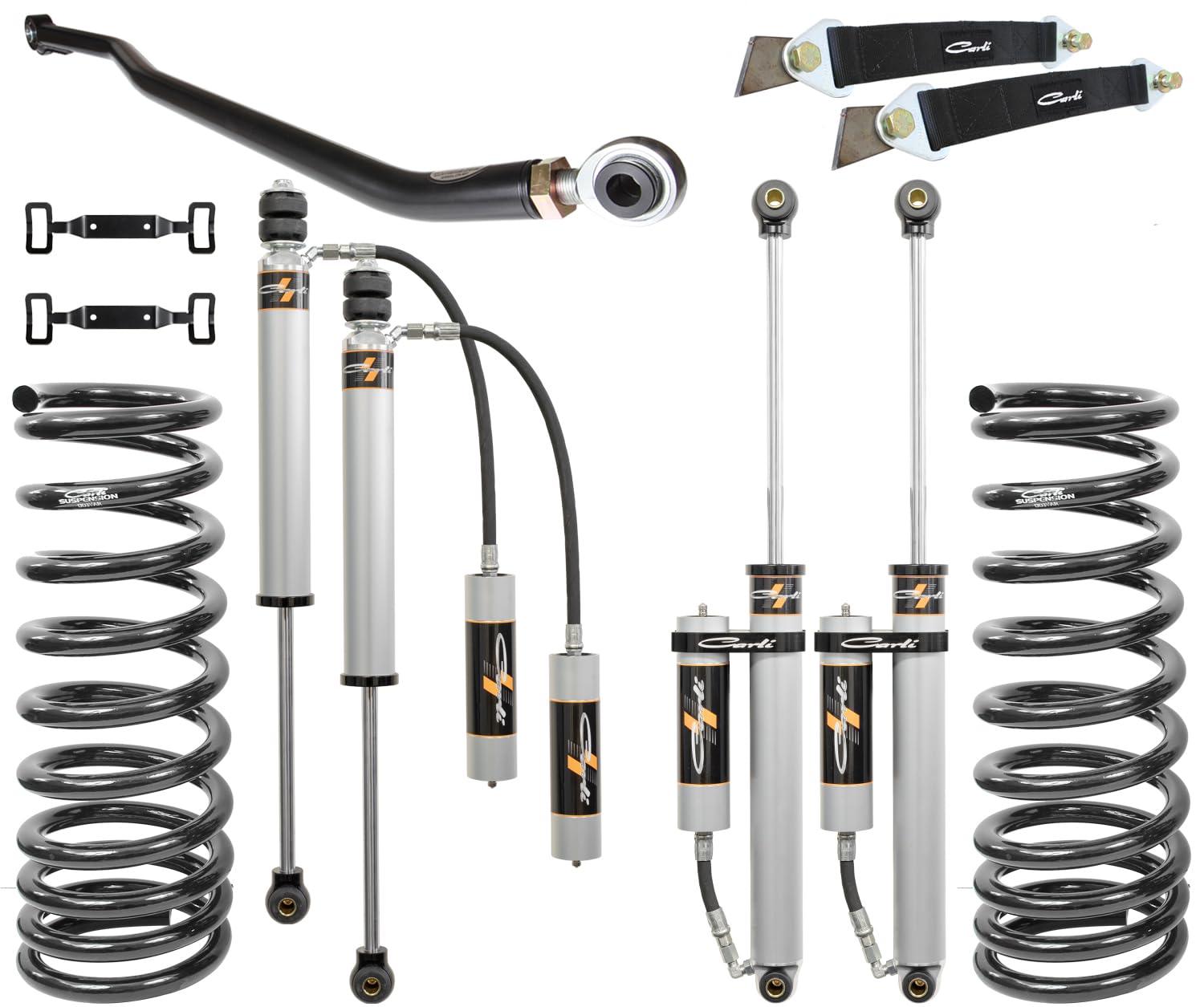 CARLI 4X4 CARLI SPEC BACKCOUNTRY 2.0 SHOCK PACKAGE FRONT & REAR 03-13 RAM 2500/3500