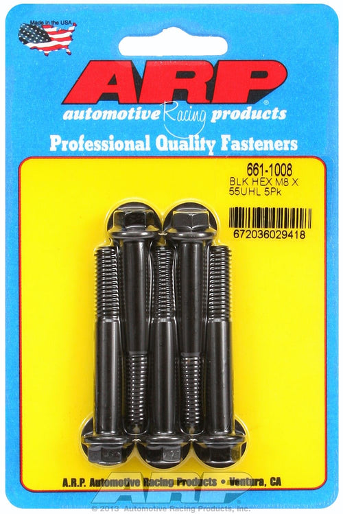 Hex ARP (661-1008) Oxide Bolt, Black