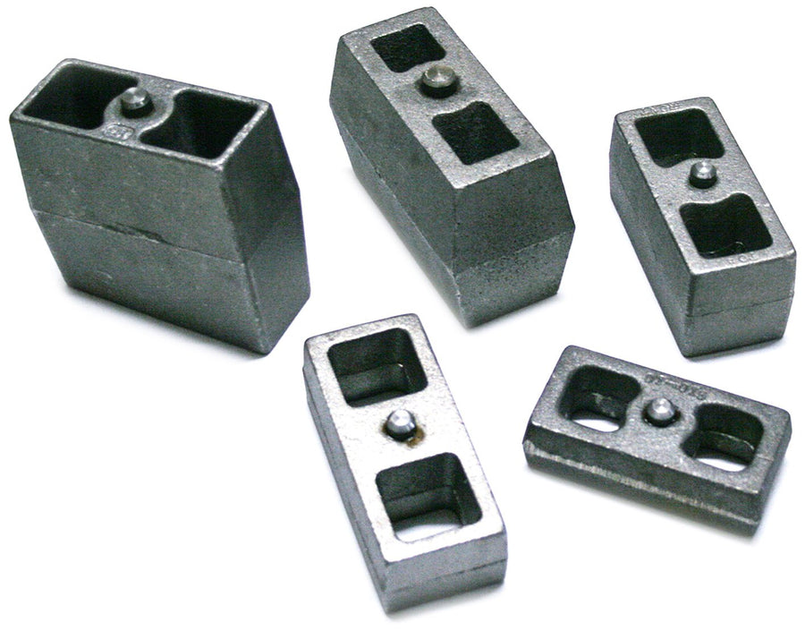 SUPERLIFT SUSPENSION RealTruck 3" Rear Lift Blocks | 2-Piece Set | 035-2 | Universal Application with 9/16 pins