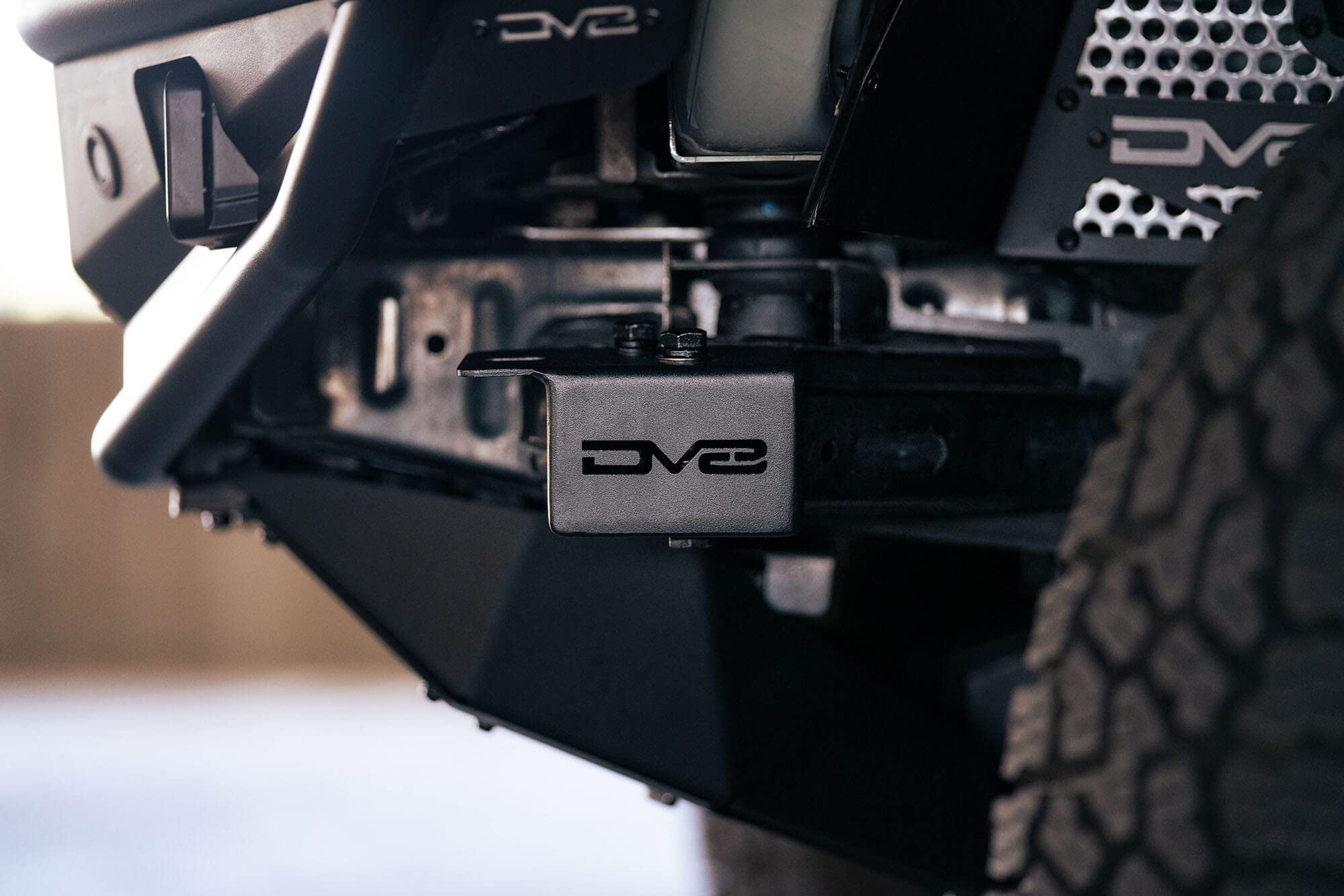 Accessory Mount Crash Bar Caps for 2021-2025 Ford Bronco | Fits Up to 35" Tires | Cleans up Unfinished Crash Bars | Mounts LED Pod Lights, Rock Lights, RGB Accent Lights, or GoPro | DV8 Offroad