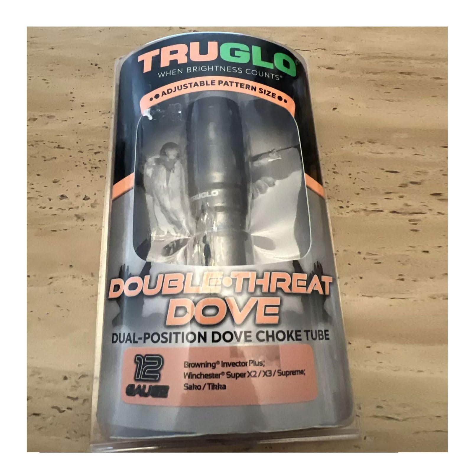 12 Gа TRUGLO Double-Threat CNC-Machined Dove Choke Tubes | Quickly Adjust for Long-Range Passing Shots or Close-Range Decoy Shots, Browning Invector Plus