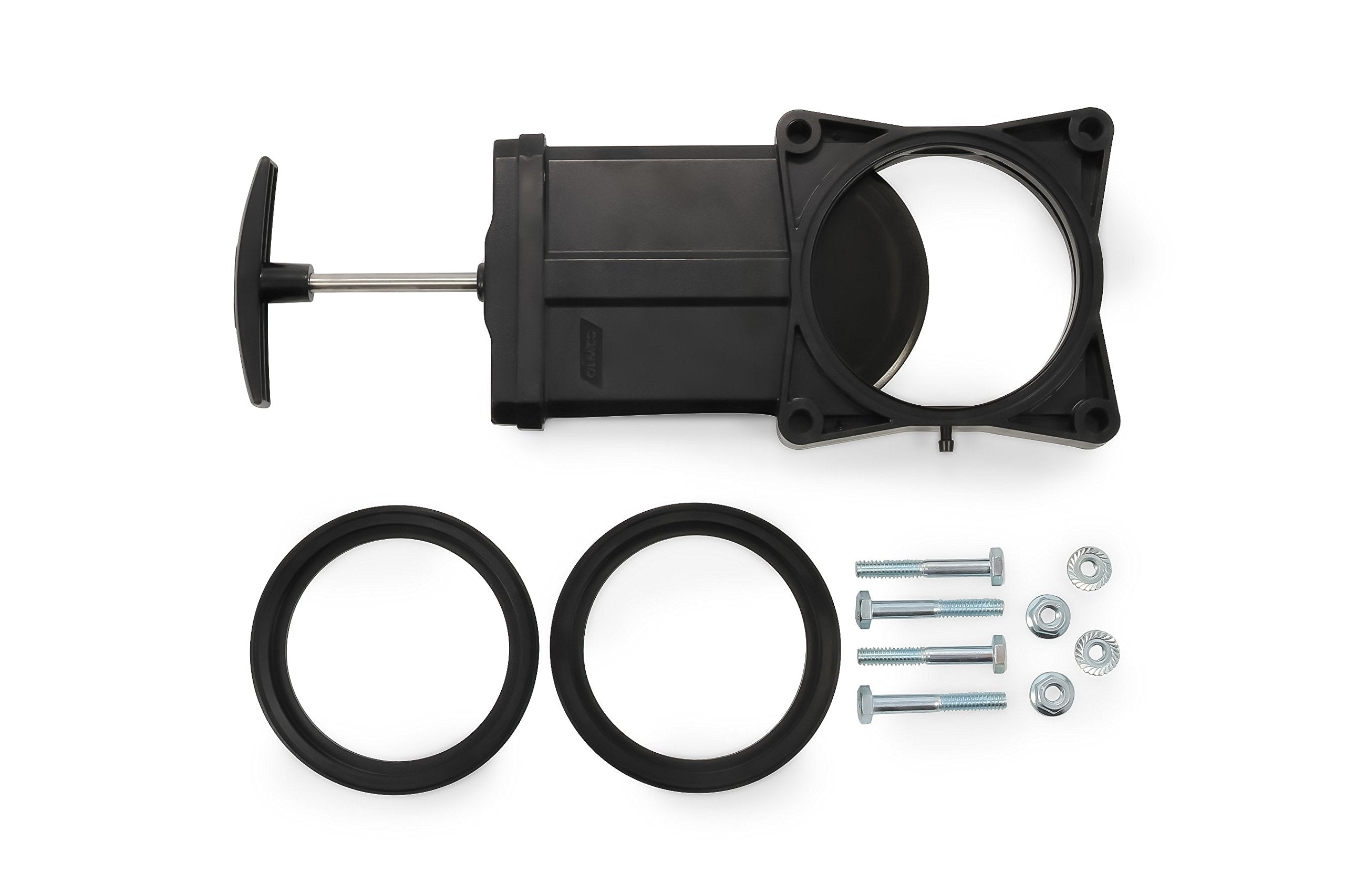 Camco Replacement RV Waste Valve with Handle - Features Durable Plastic Handle & 3-Inch Diameter Valve Opening (39513)