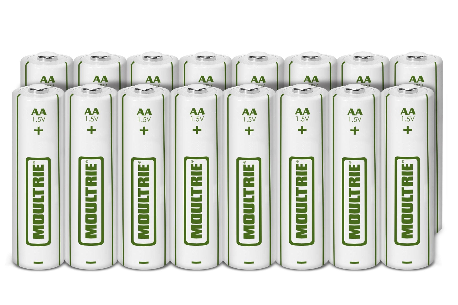 Moultrie White AA Batteries (MCA-13295) 16 Count (Pack of 1)