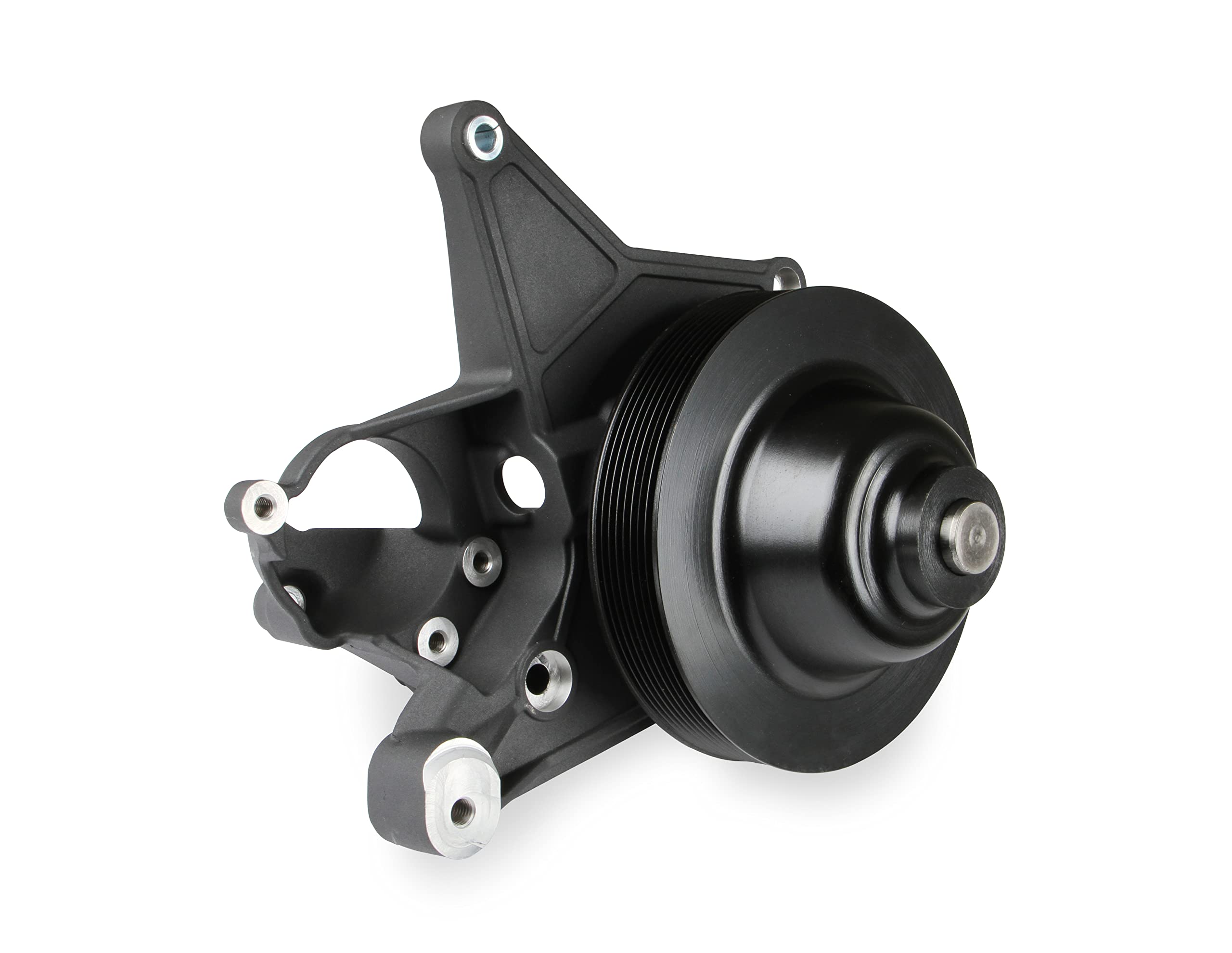 Bracket Holley KIT, P/S LT4-W Short Spacer Natural-Black Finish 97-253BK