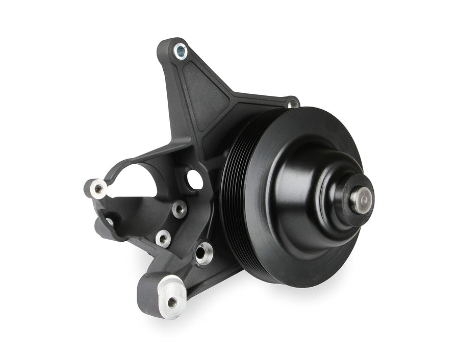 Bracket Holley KIT, P/S LT4-W Short Spacer Natural-Black Finish 97-253BK