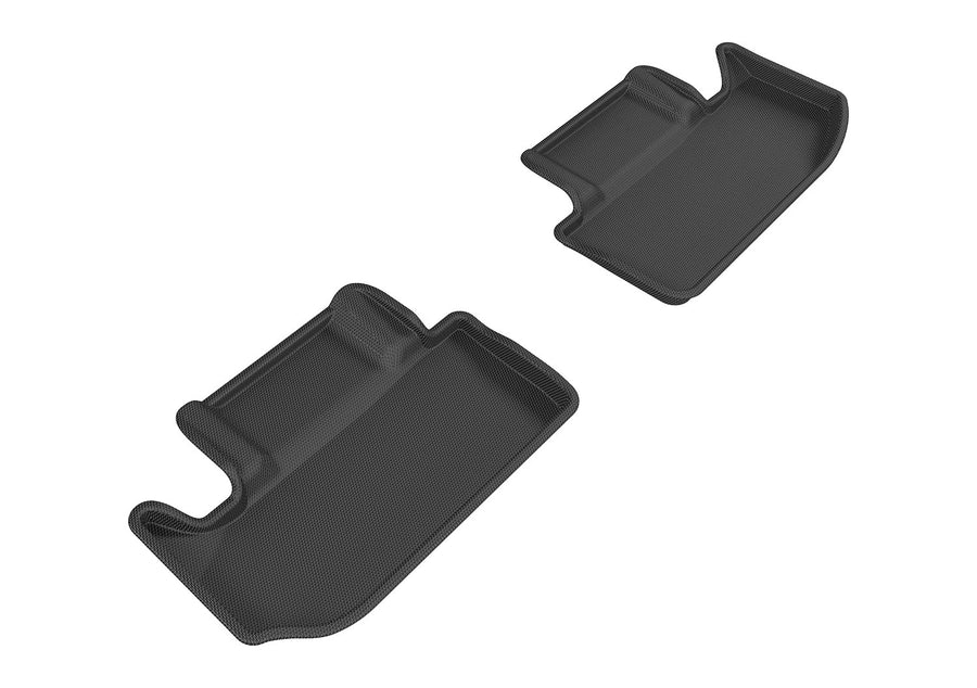 Kagu Floor Mat (Black) 3D MAXpider Compatible with Dodge Challenger 2011-2023 - Second Row