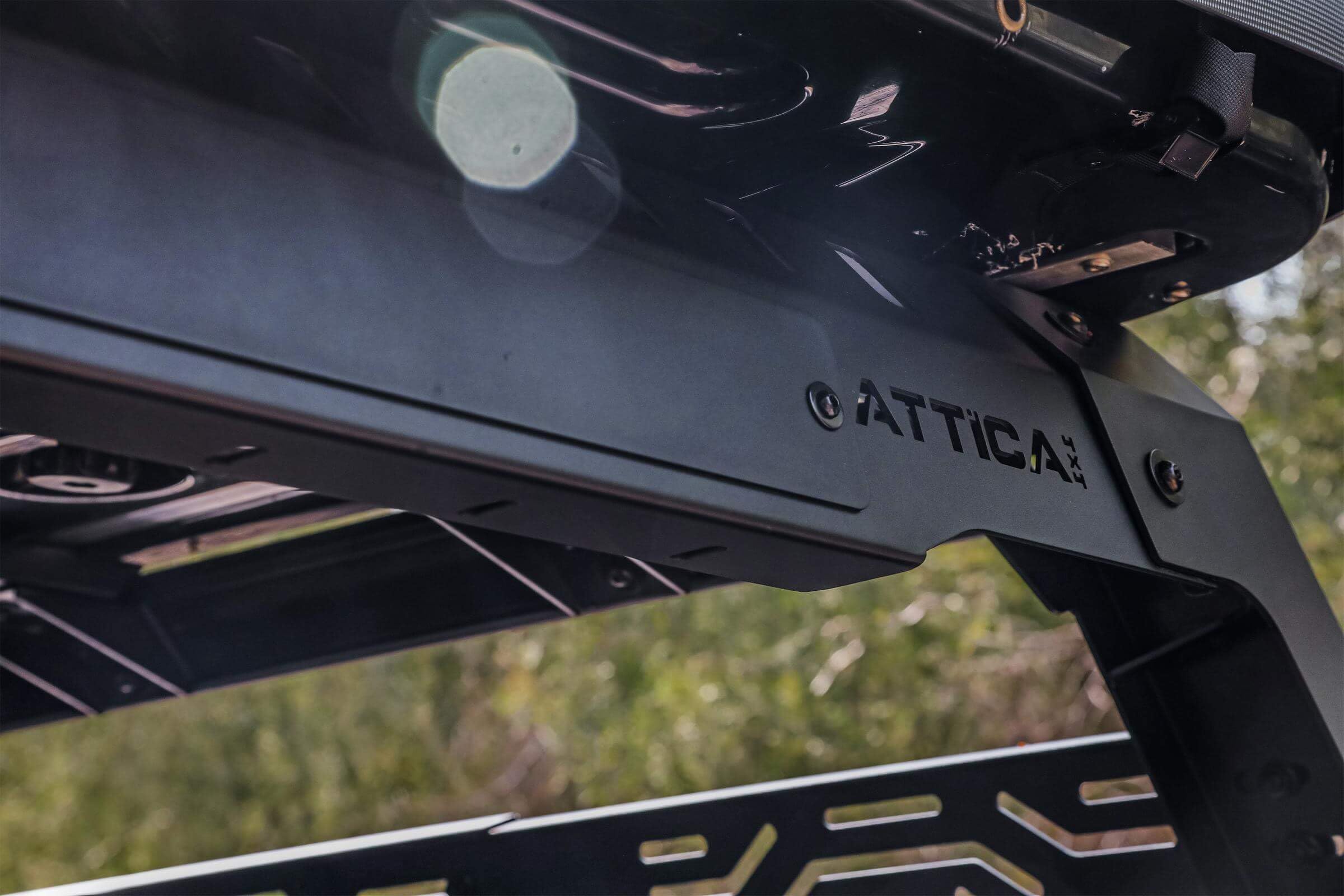 Attica4x4 Cobra Tek Frontier Series Bed Rack | Compatible with Jeep Gladiator (2019-2023) | Rugged Overland Design with Easy Cargo Management | Textured Black Powder Coat.