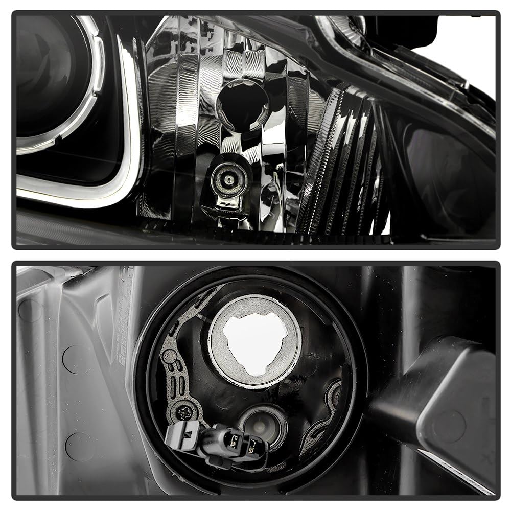 Chevy Spark LS/LT 19-21 Spyder (POE) Halogen Projector Headlight - Low Beam-H7(Not Included) ; High Beam-H1(Not Included) - OE Right (Fit w/Bumper Parking Lamp)