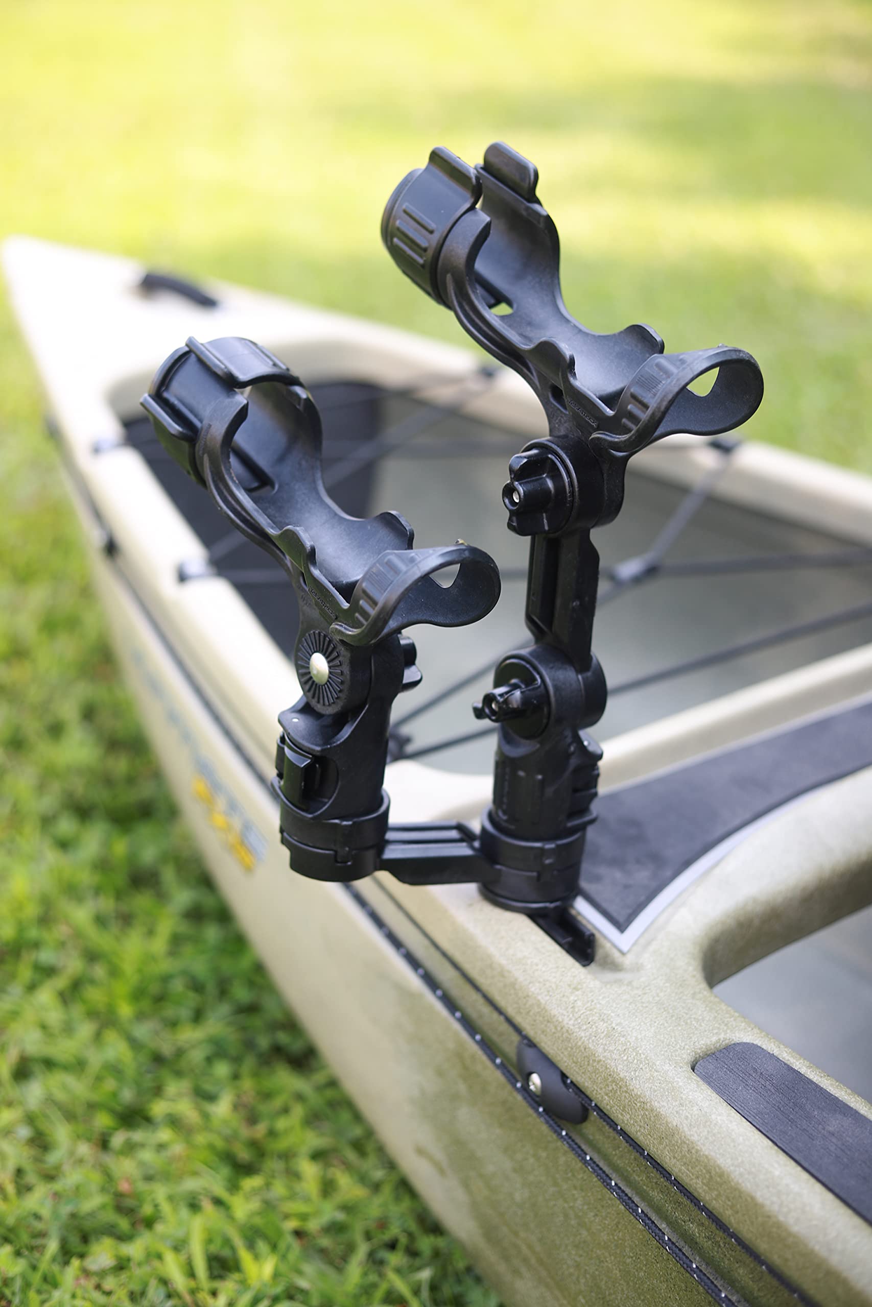 YakAttack Track Mount SideArm | Offset Kayak Accessory Extension for Paddle Holders, Rod Holders & Camera Mounts | Compatible with MightyMount, GearTrac & Most Track Systems | Made in USA