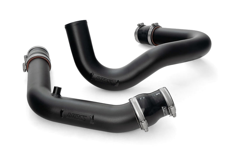 HPS Intercooler Black Charge Pipe Kit Lower Hot Side and Cold Side Compatible for 2004-2005 Mazda Mazdaspeed Miata 1.8L Turbo, 17-152WB