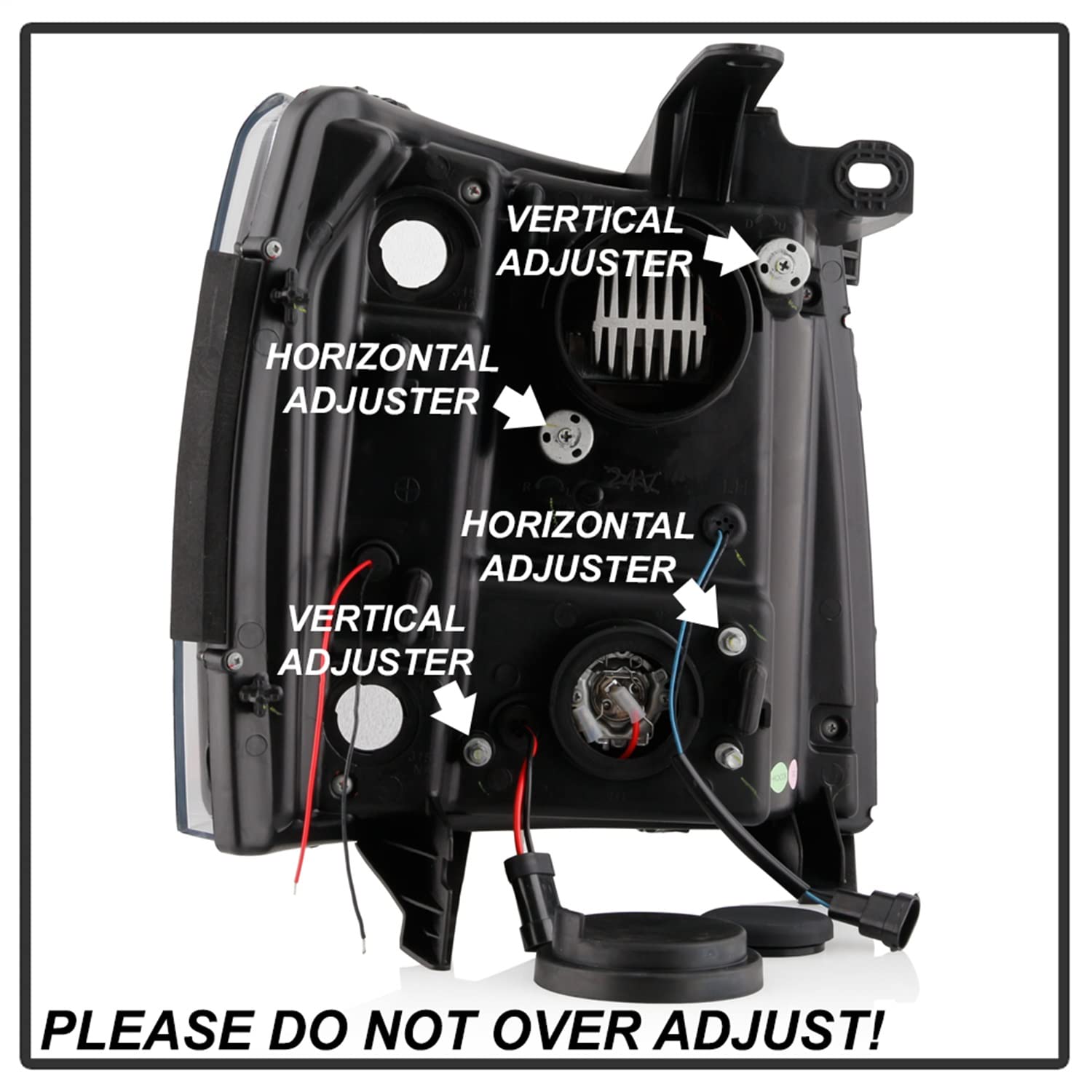 Projector Headlight Spyder Platinum (PRO-YD-CS07V3PL-BK)