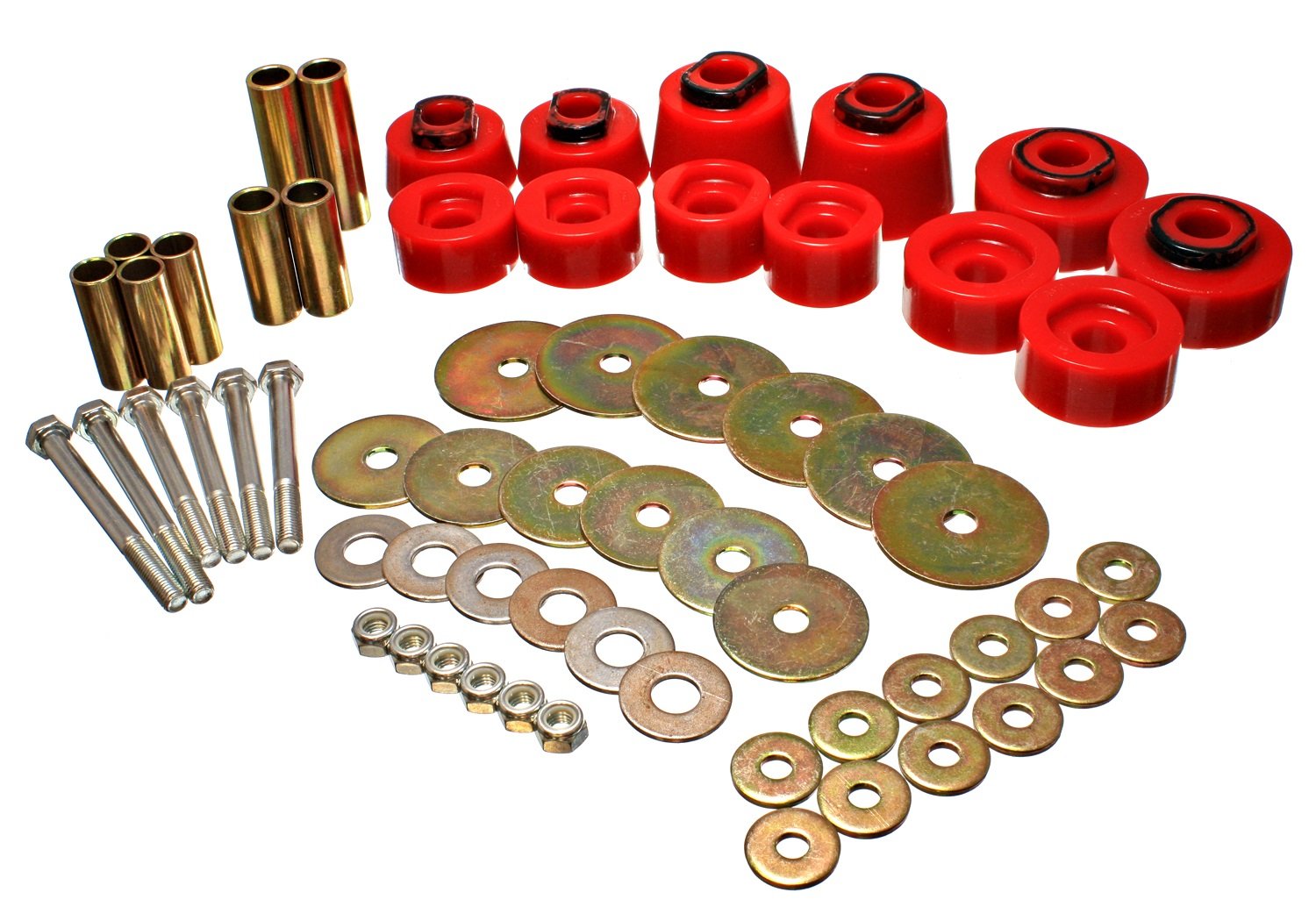 Body Mount Set Energy Suspension 4.4117R - Std. & Extra Cab