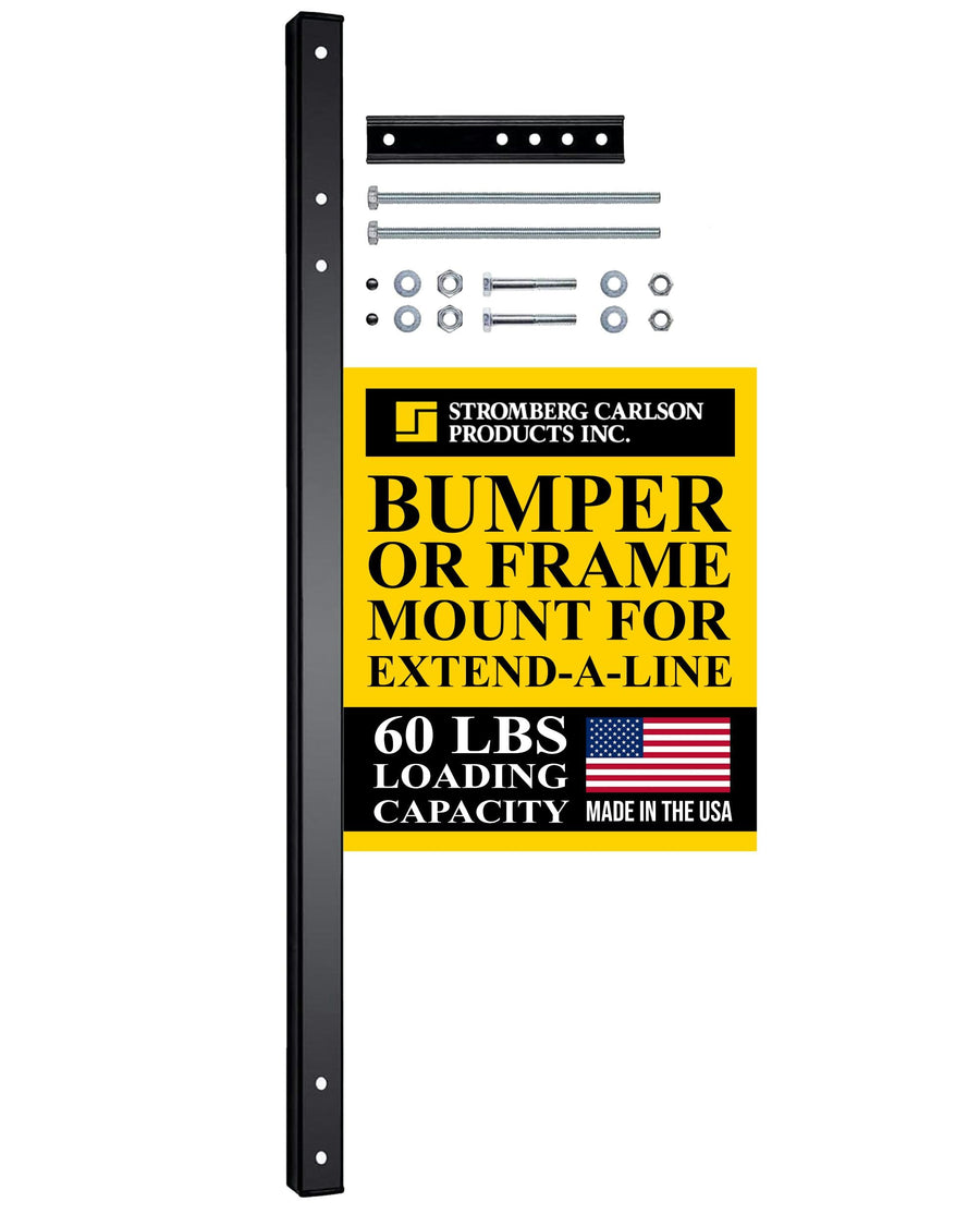 Stromberg Carlson Bumper Post Extend-A-Line - Versatile Mounting for 4" Square Bumpers & 6" x 2" A-Frames, Supports Full 60 lbs. Load Capacity, Ideal for RVs, Trailers, & Campers/Long-Lasting Build