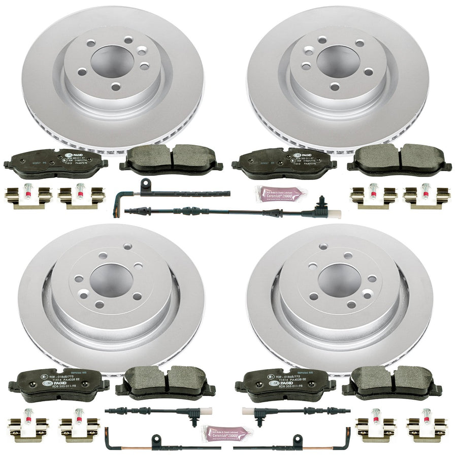 Power Stop ESK6048 Euro-Stop Brake Kit Front & Rear For Land Rover Range Rover Sport 2006-2009 [Model Specific]